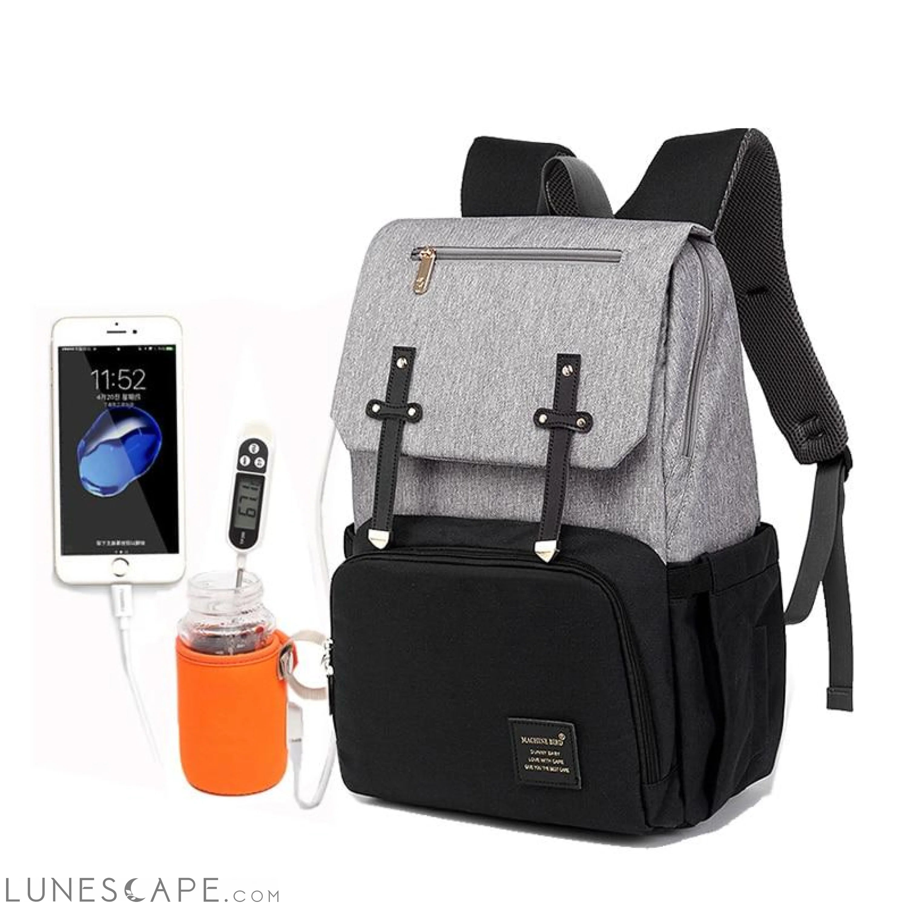 Diaper Bag Mummy Daddy Backpack Baby Stroller Waterproof Oxford LUNESCAPE