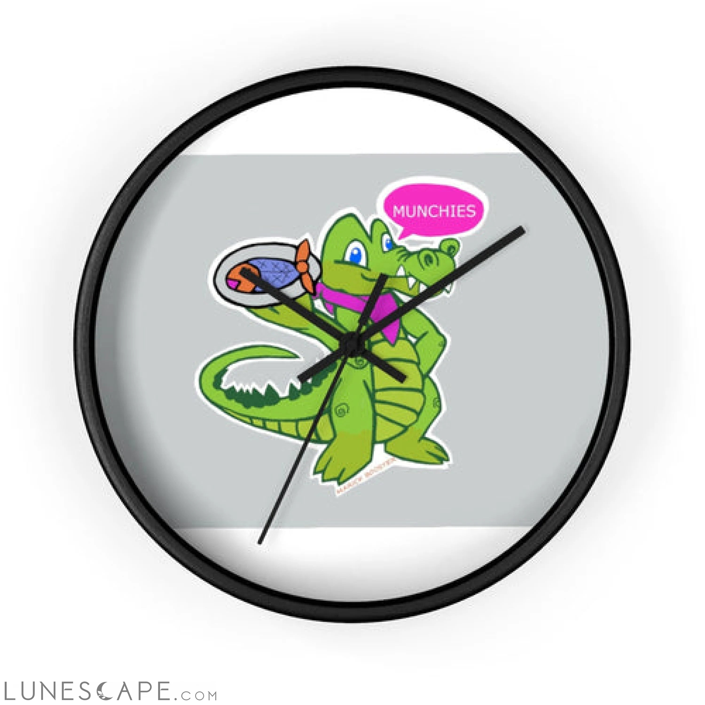 Diner Croc Wall clock LUNESCAPE