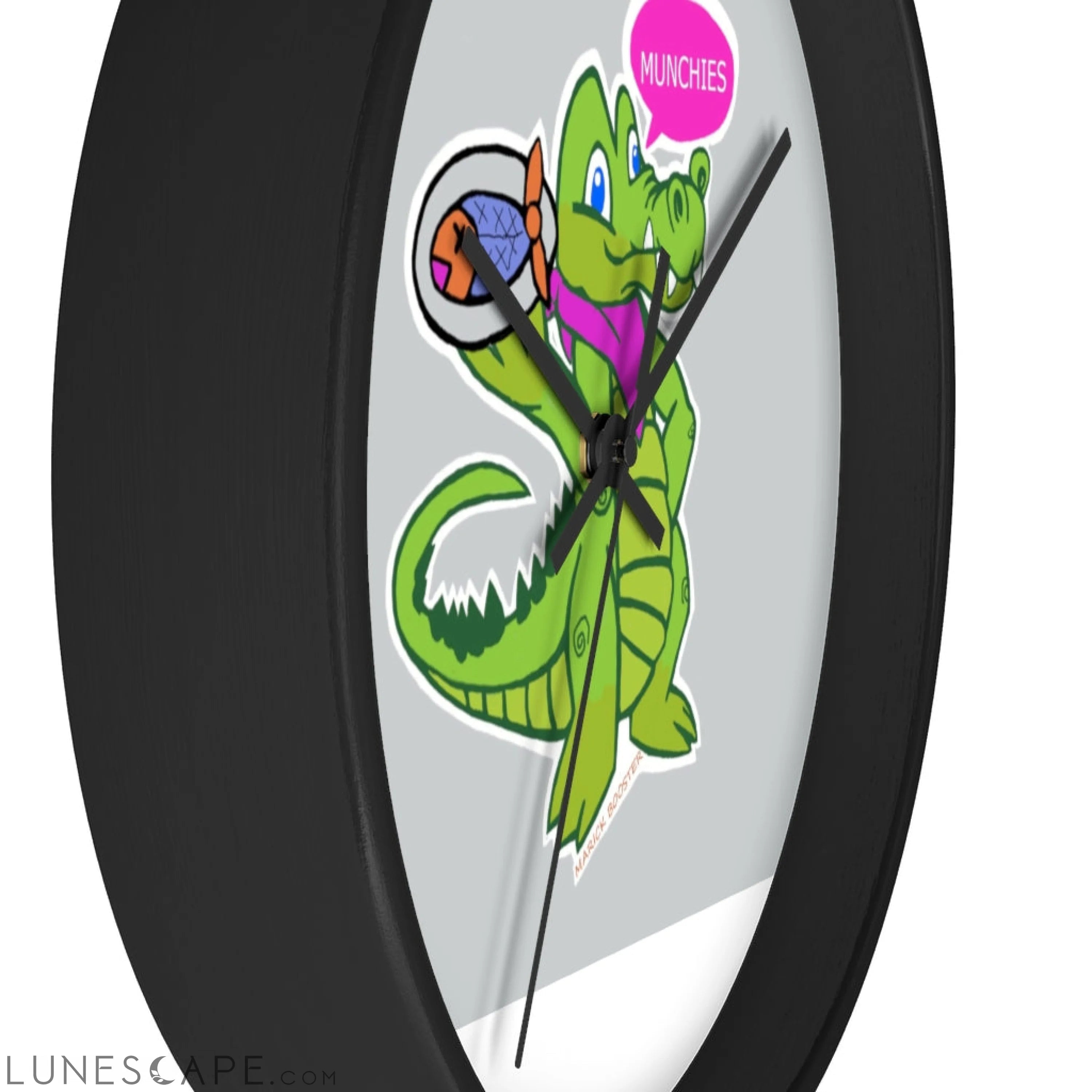 Diner Croc Wall clock LUNESCAPE