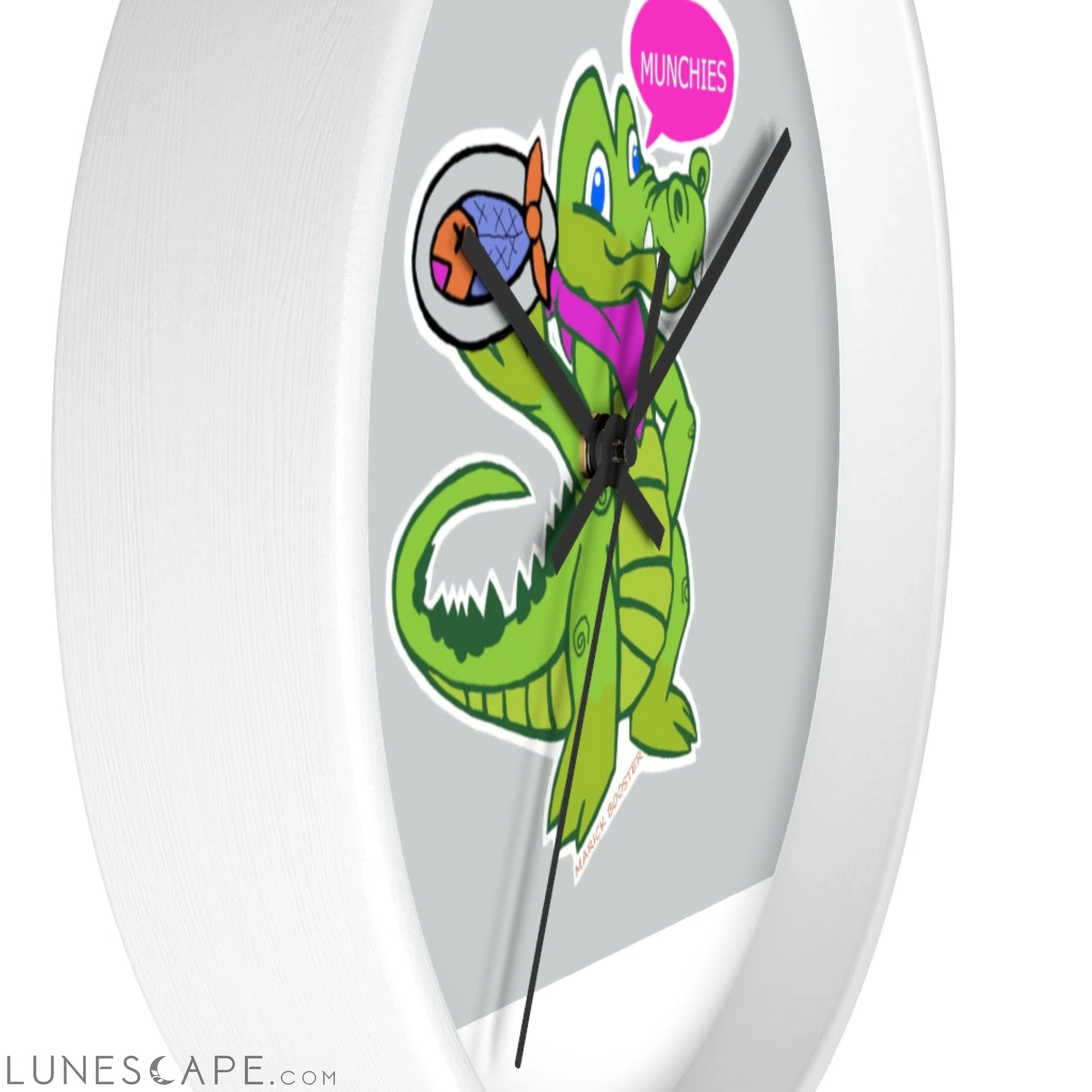 Diner Croc Wall clock LUNESCAPE
