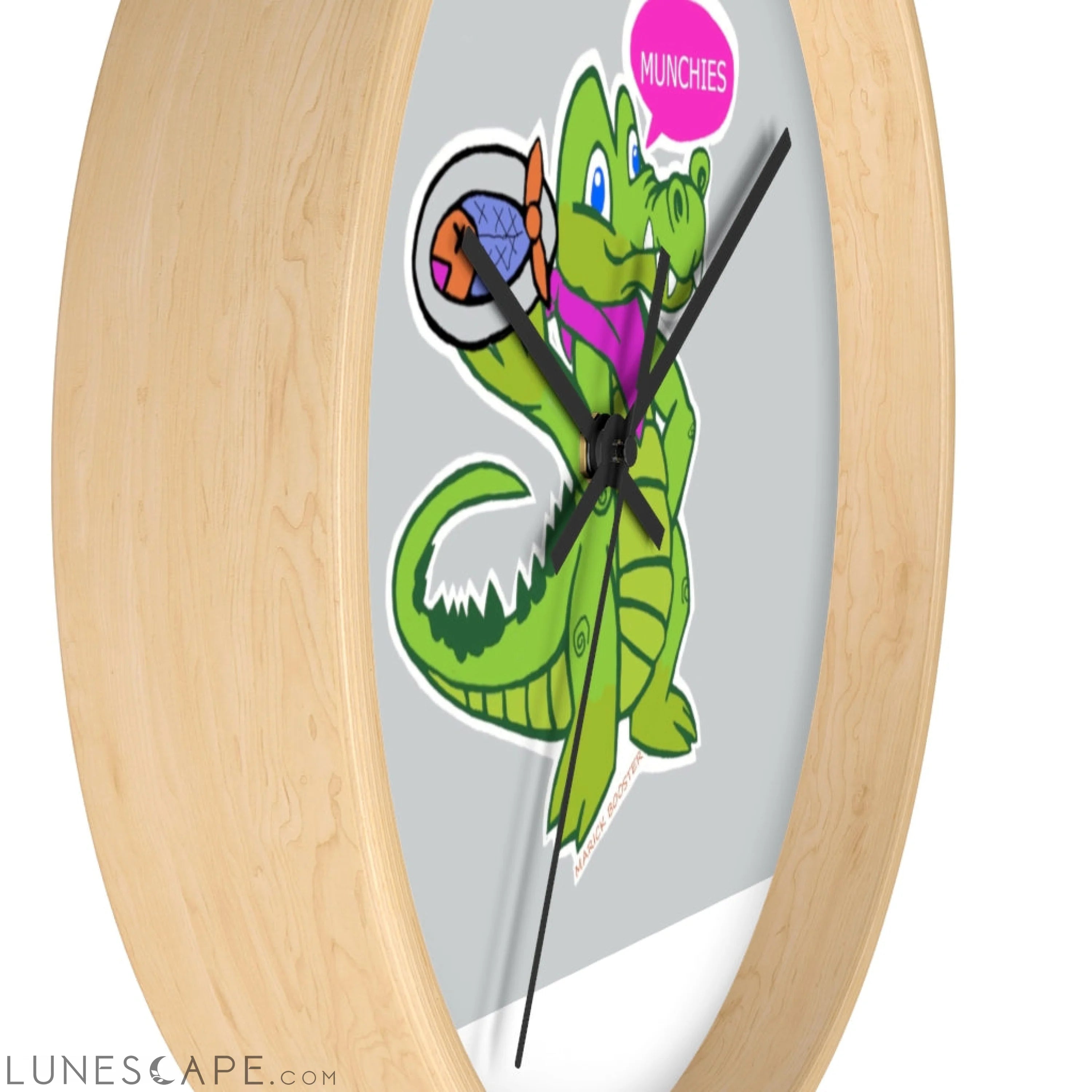 Diner Croc Wall clock LUNESCAPE