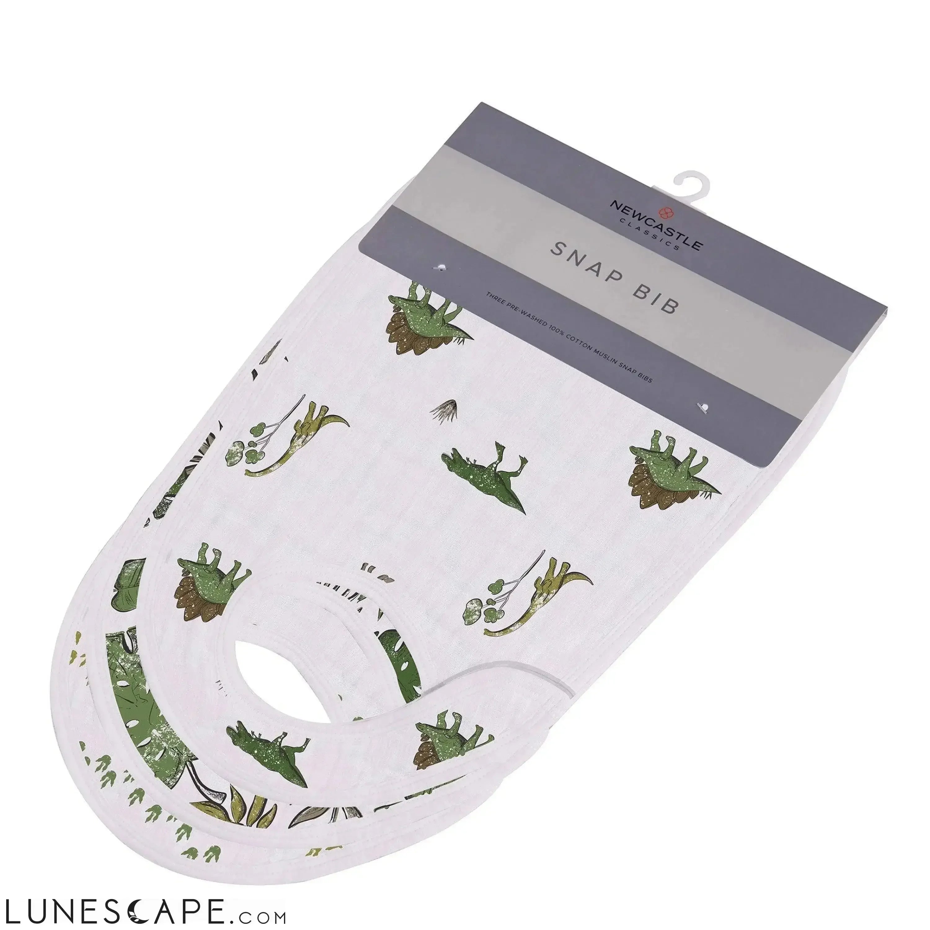 Dino Days Snap Bibs - Set of 3 LUNESCAPE