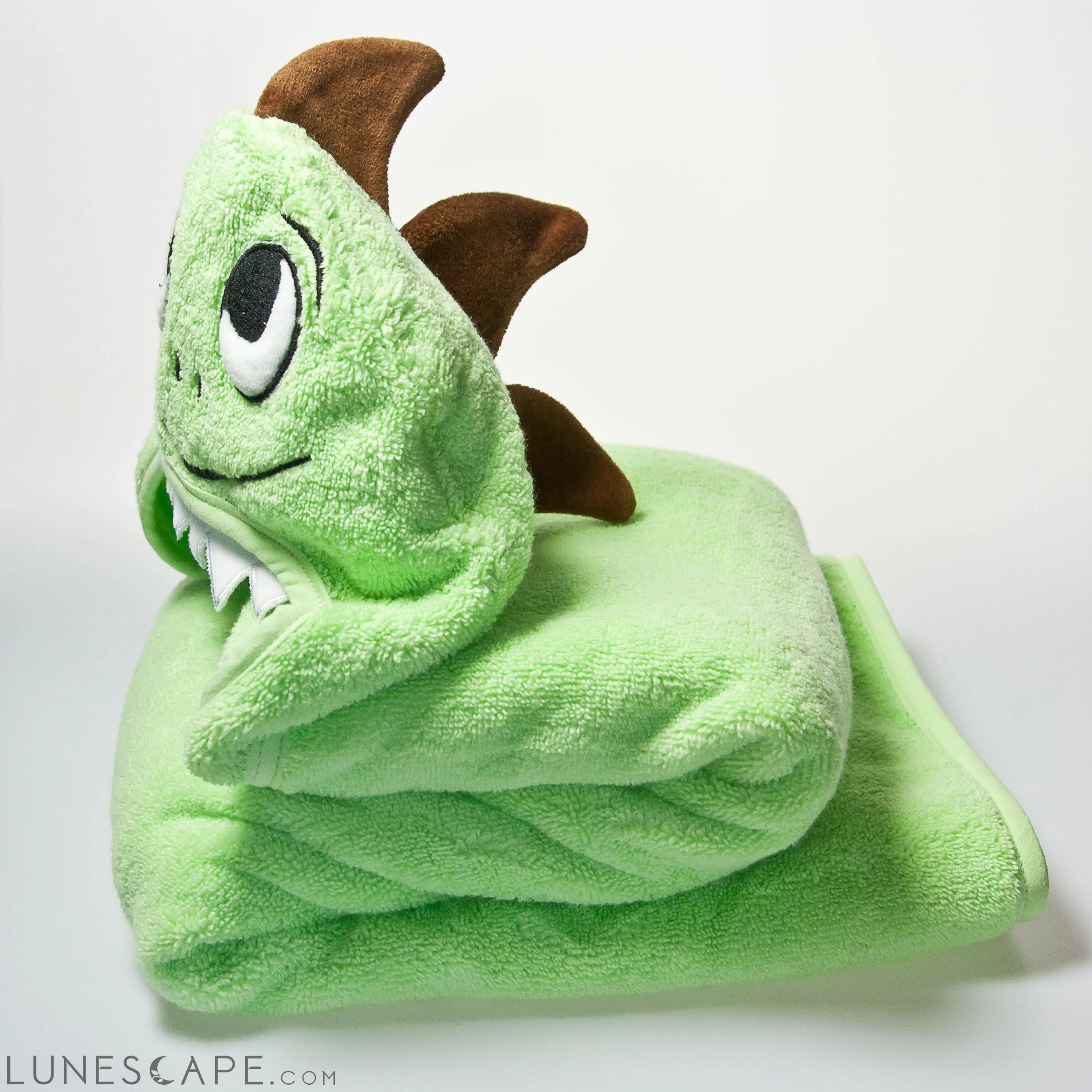 Dino Turkish Cotton Hooded Towel - Child Size LUNESCAPE