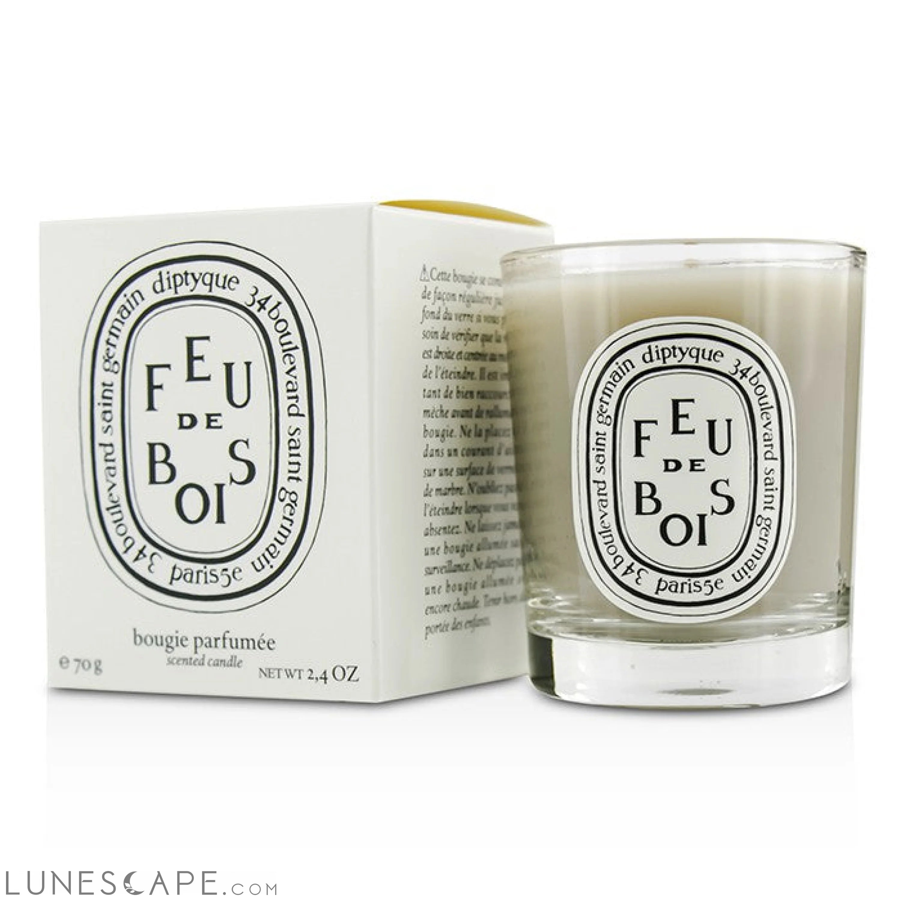 DIPTYQUE - Scented Candle - Feu De Bois (Wood Fire) LUNESCAPE