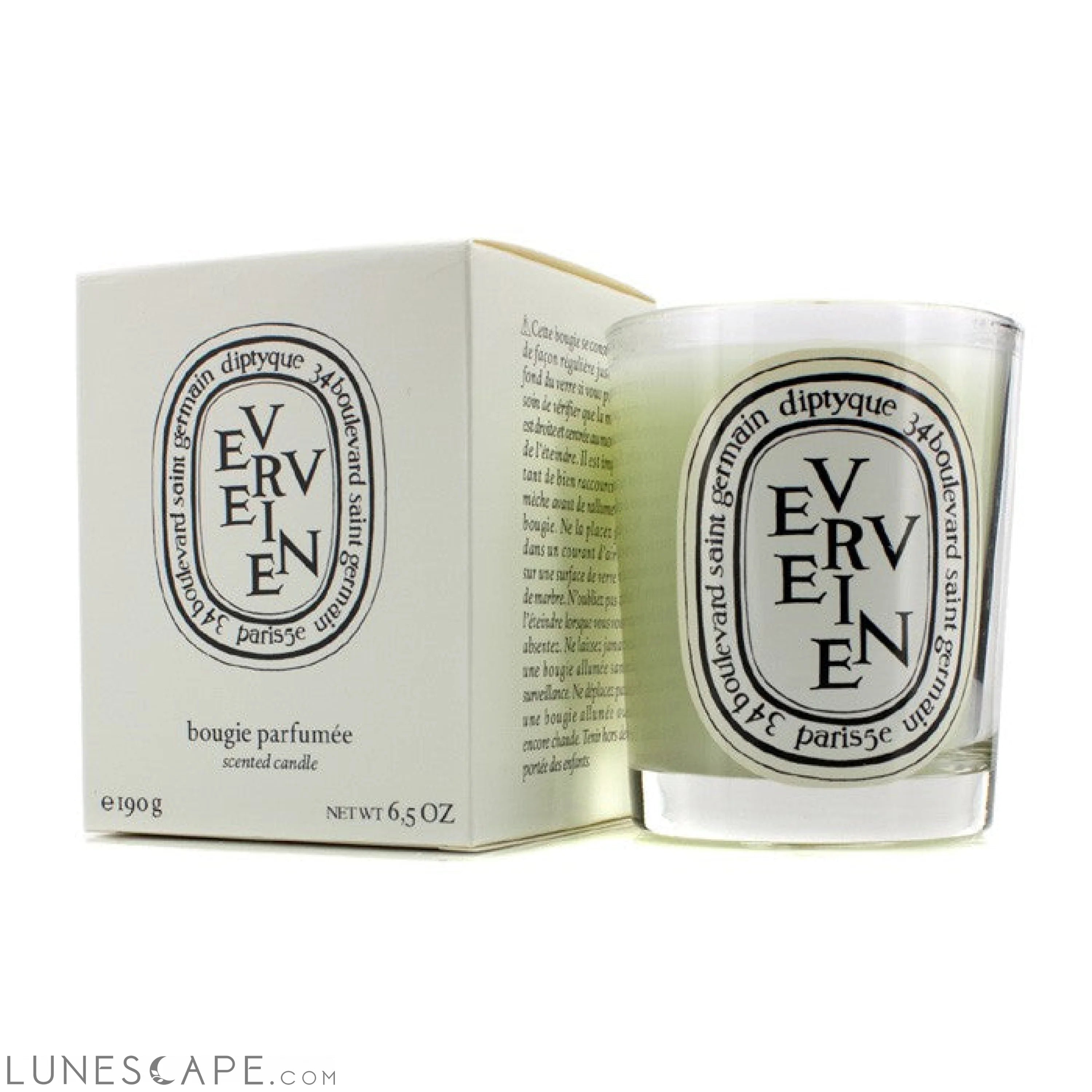 DIPTYQUE - Scented Candle - Verveine (Lemon Verbena) LUNESCAPE