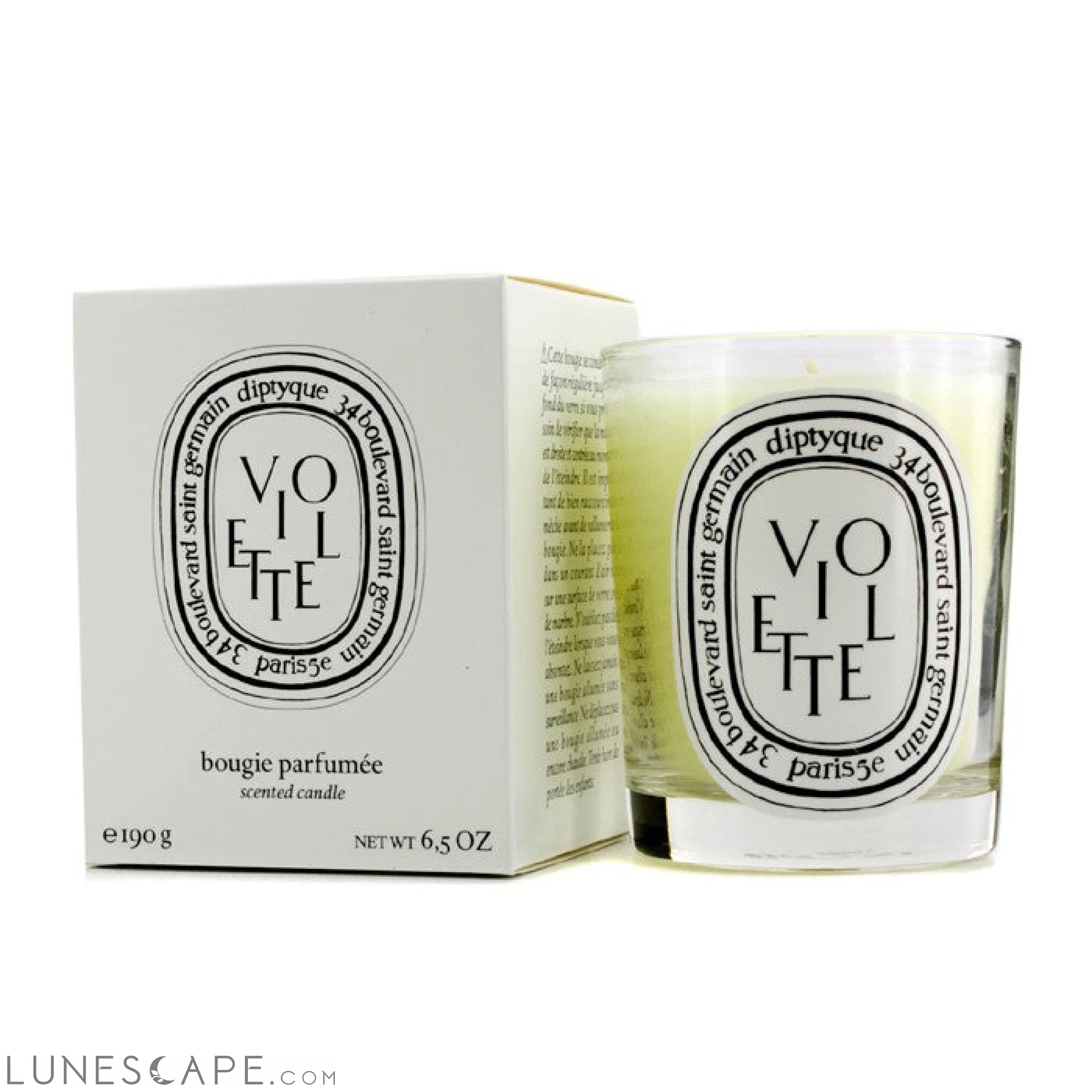 DIPTYQUE - Scented Candle - Violette (Violet) LUNESCAPE