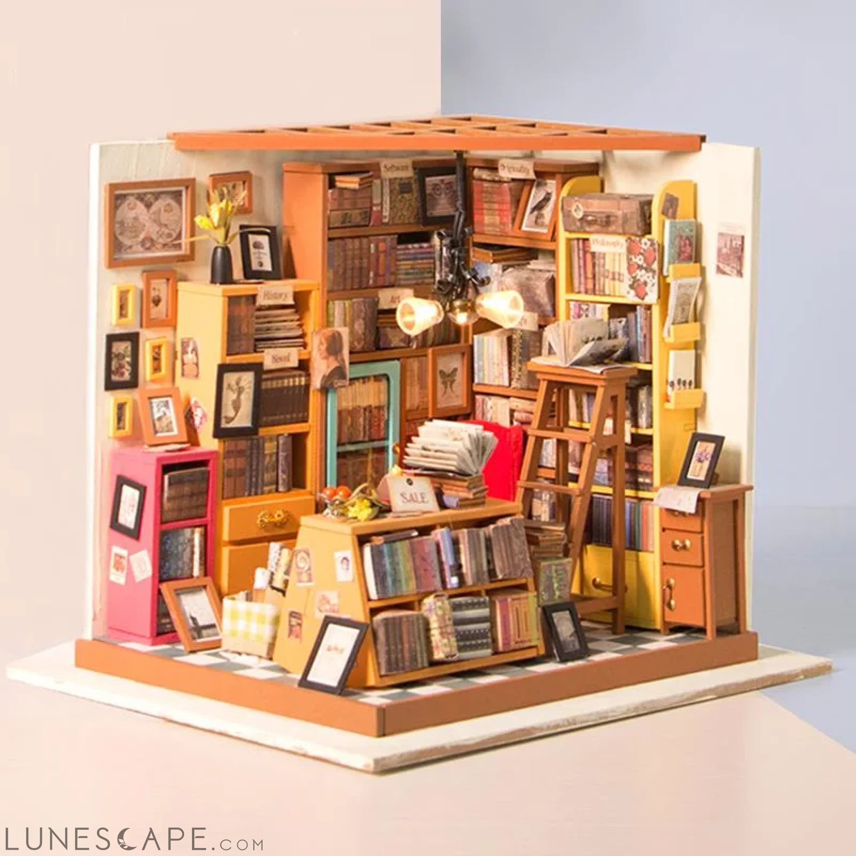 DIY Doll House Miniature Dollhouse Wooden Kits Toy LUNESCAPE