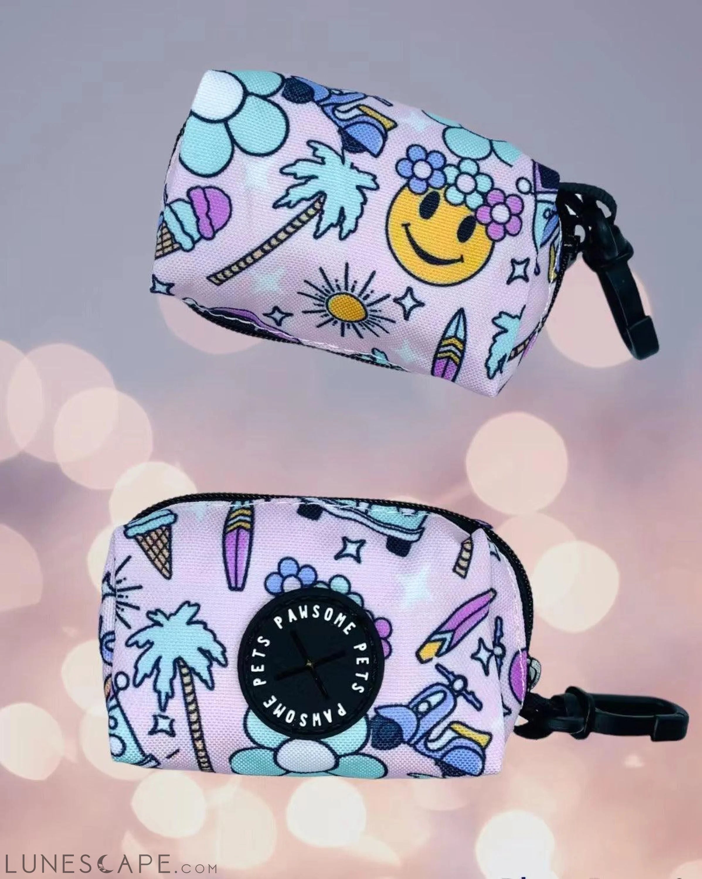 Dog Harness, Leash & Bandana Bundle - Smile Everyday (3 Pieces) LUNESCAPE