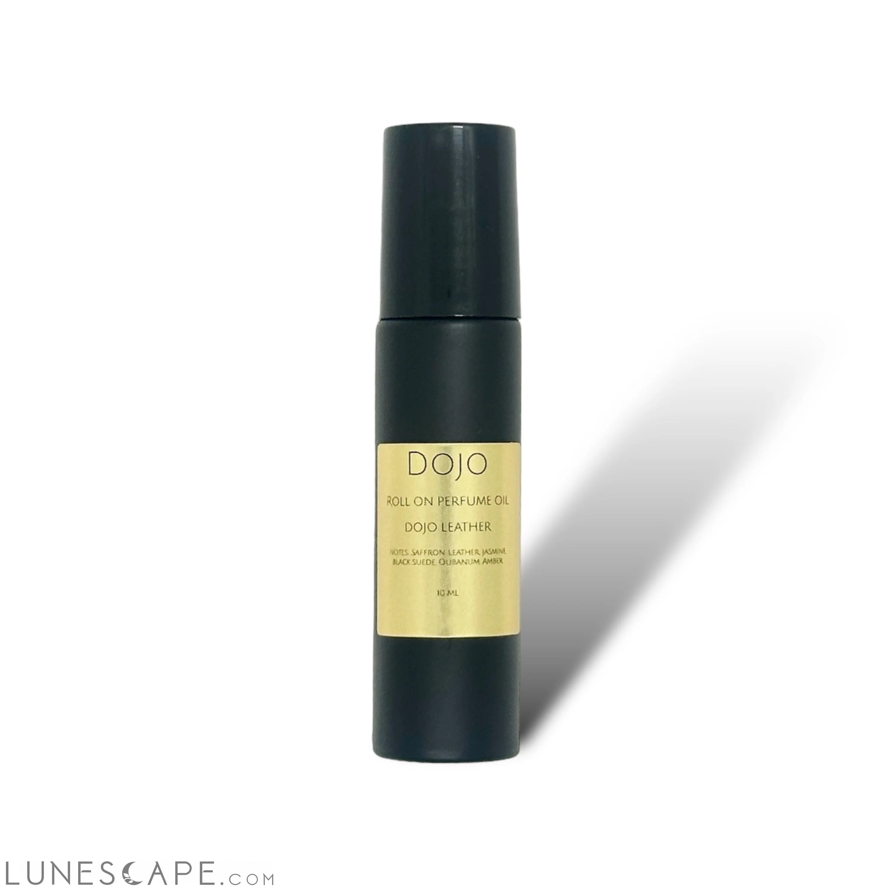 Dojo Leather Luxury Roll on Oil - Black Suede, Leather, Jasmine Notes LUNESCAPE