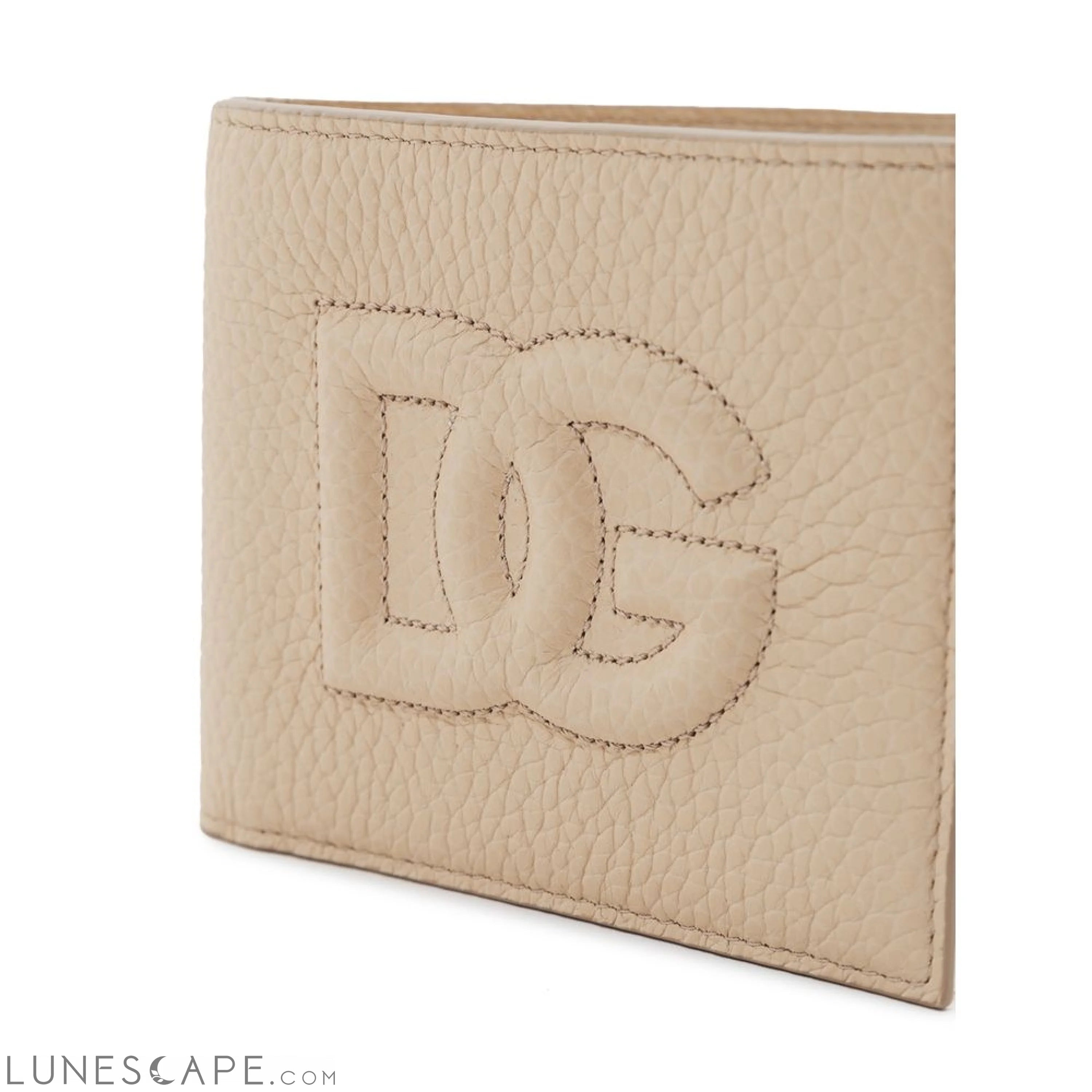 Dolce & Gabbana Beige Leather Wallet LUNESCAPE