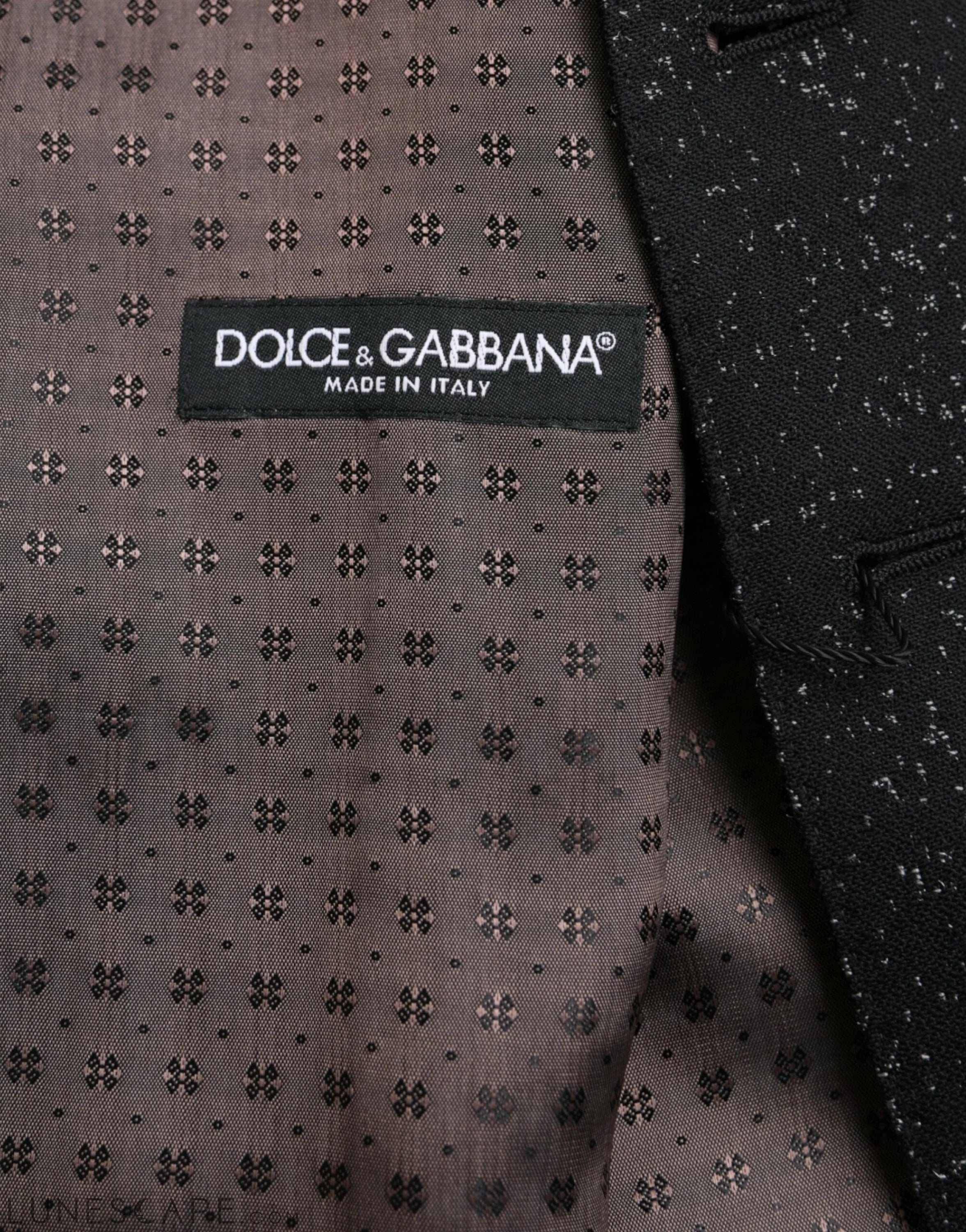 Dolce & Gabbana Black Brown Silk Waistcoat Dress Formal Vest LUNESCAPE