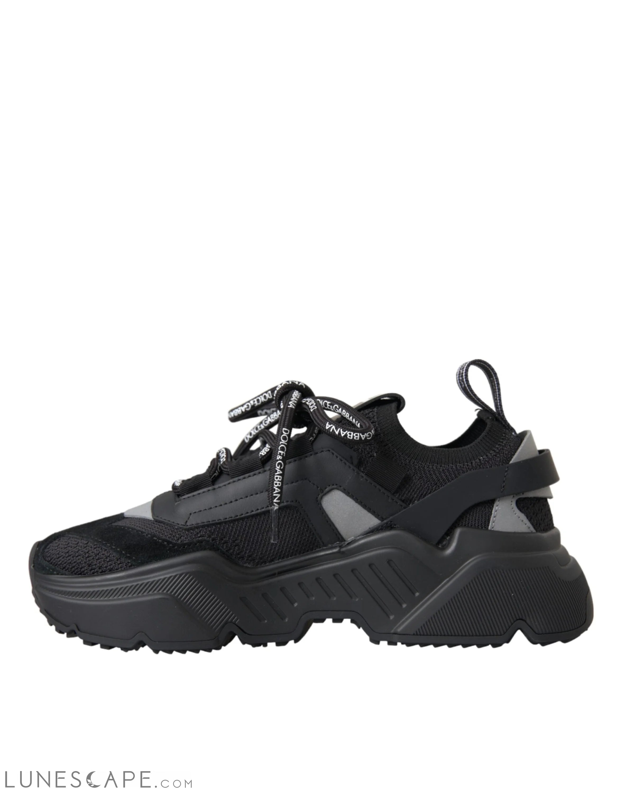 Dolce & Gabbana Black Daymaster Low Top Sneakers Shoes LUNESCAPE