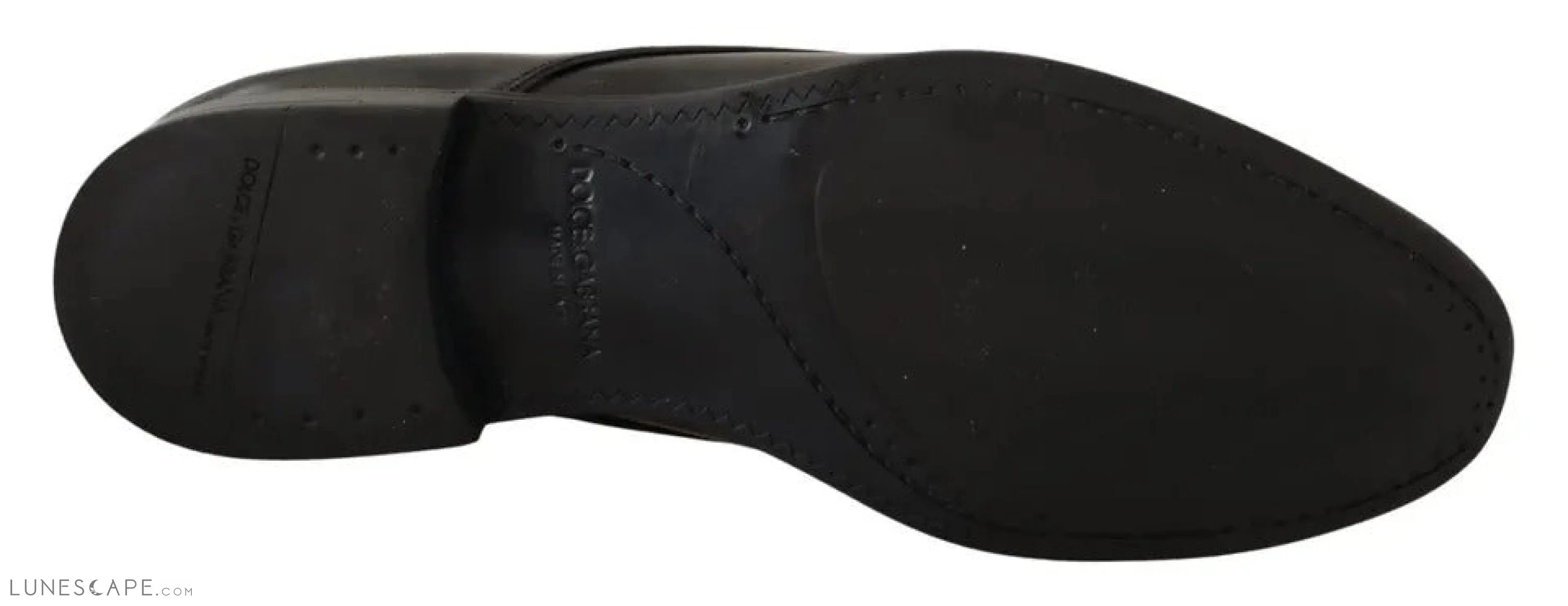 Dolce & Gabbana Black Leather Derby Dress Formal Shoes LUNESCAPE