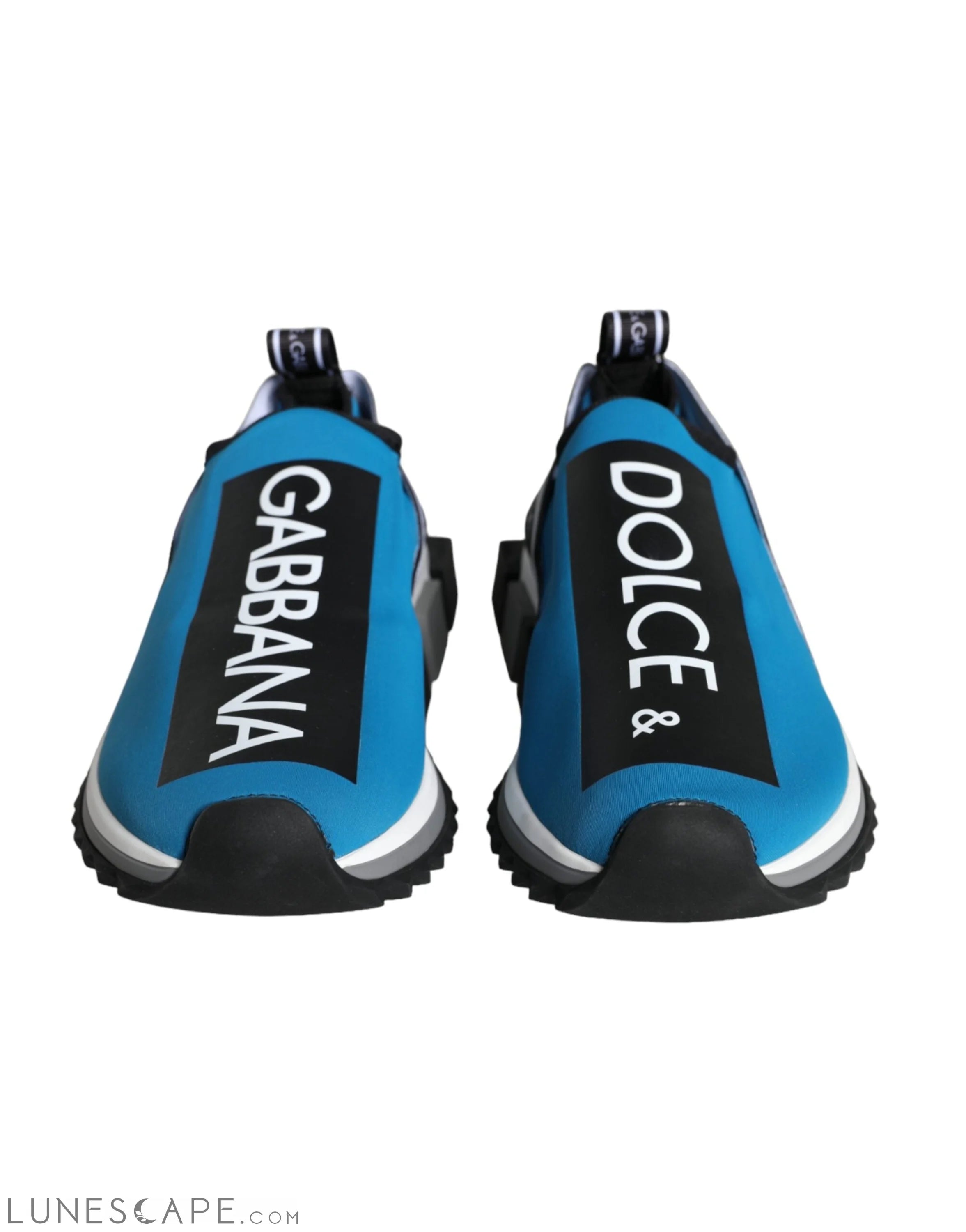 Dolce & Gabbana Blue Logo Low Top Sorrento Men Sneakers Shoes LUNESCAPE