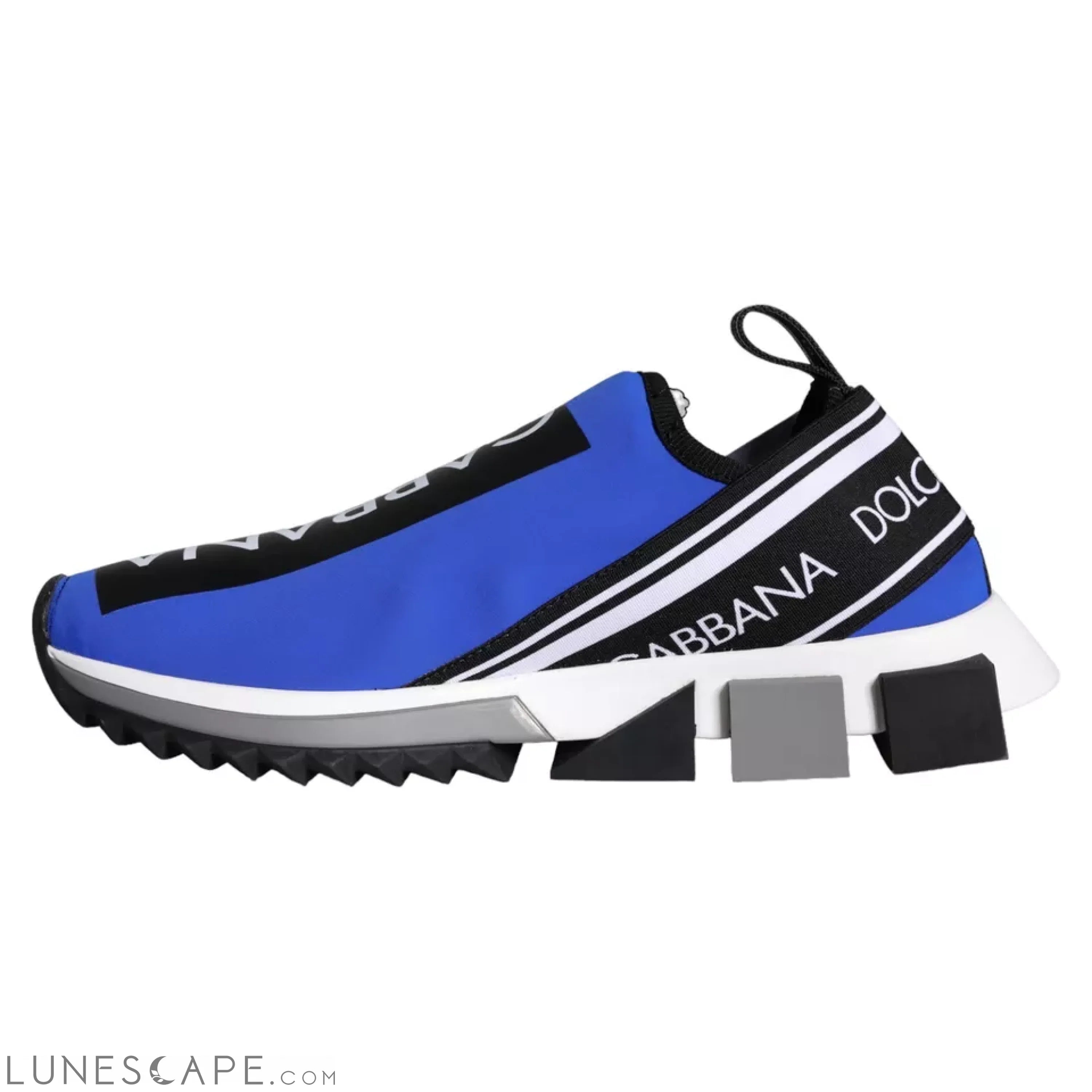 Dolce & Gabbana Blue Logo Low Top Sorrento Sneakers Shoes LUNESCAPE