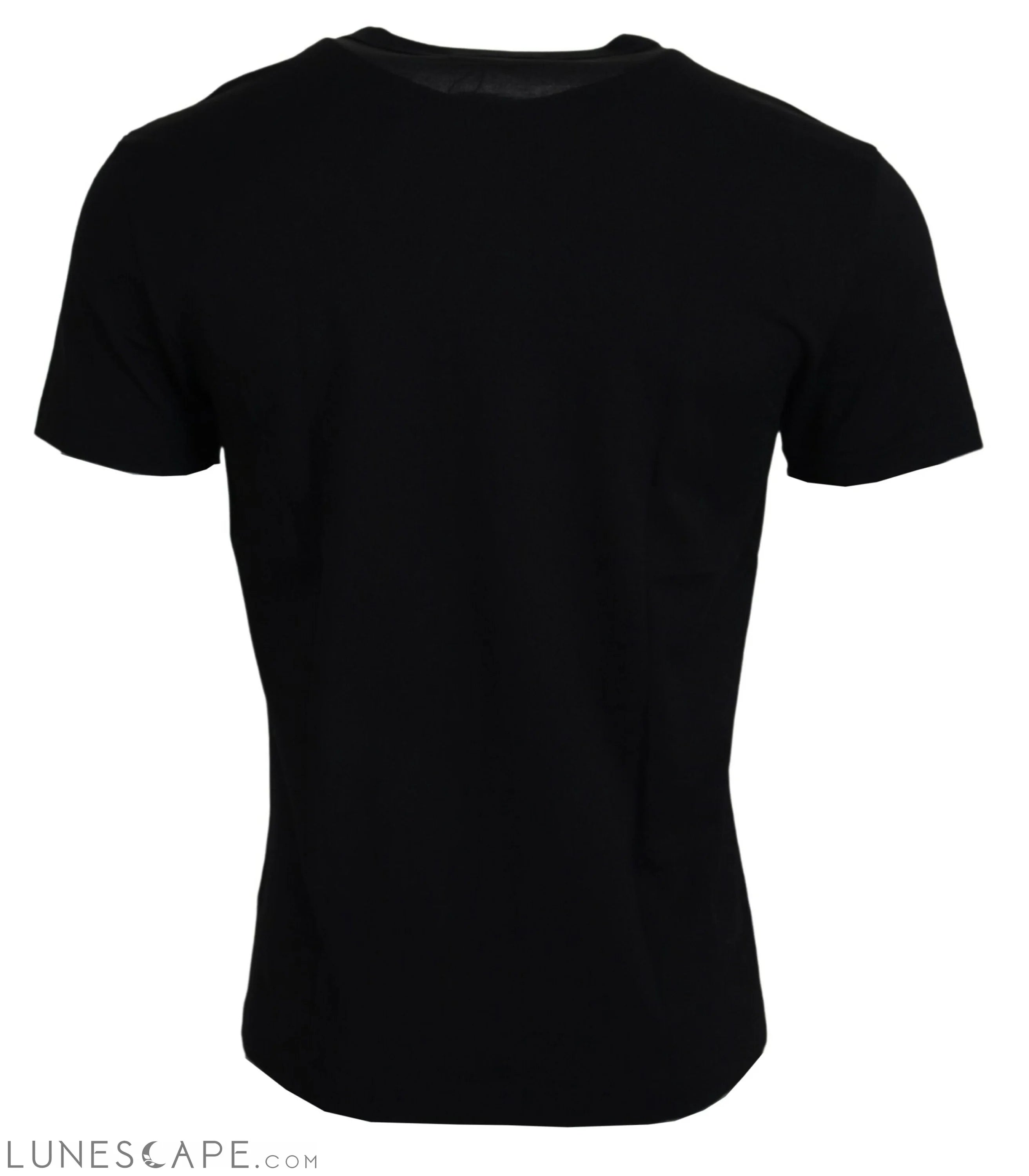 Dolce & Gabbana Chic Black Cotton Tee for the Modern Man LUNESCAPE