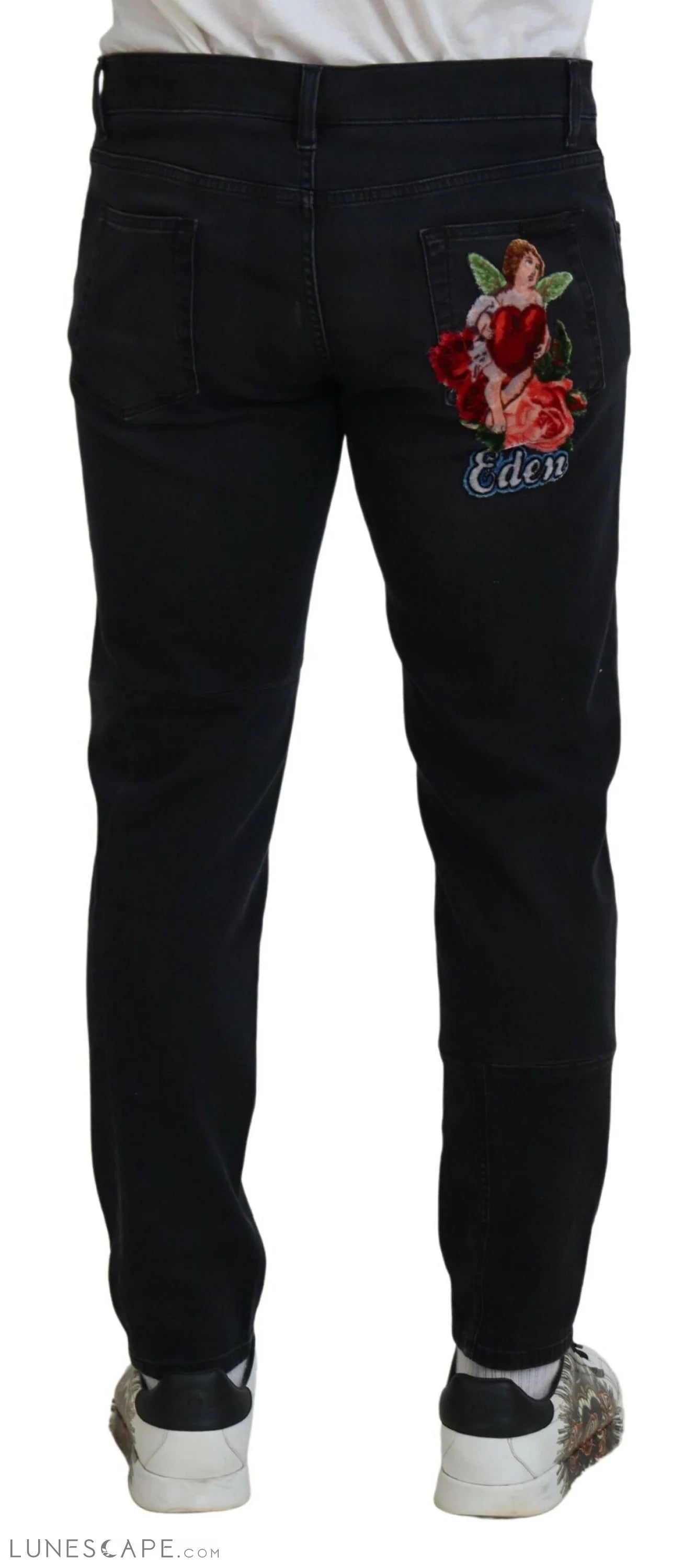 Dolce & Gabbana Chic Black Skinny Denim Jeans LUNESCAPE