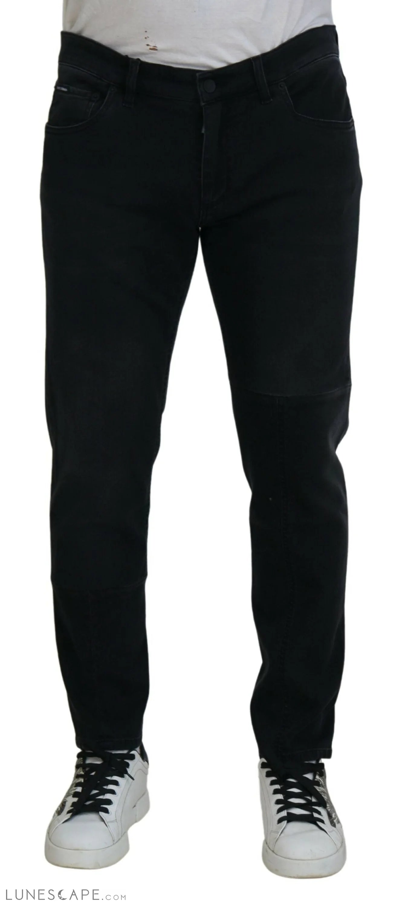 Dolce & Gabbana Chic Black Skinny Denim Jeans LUNESCAPE