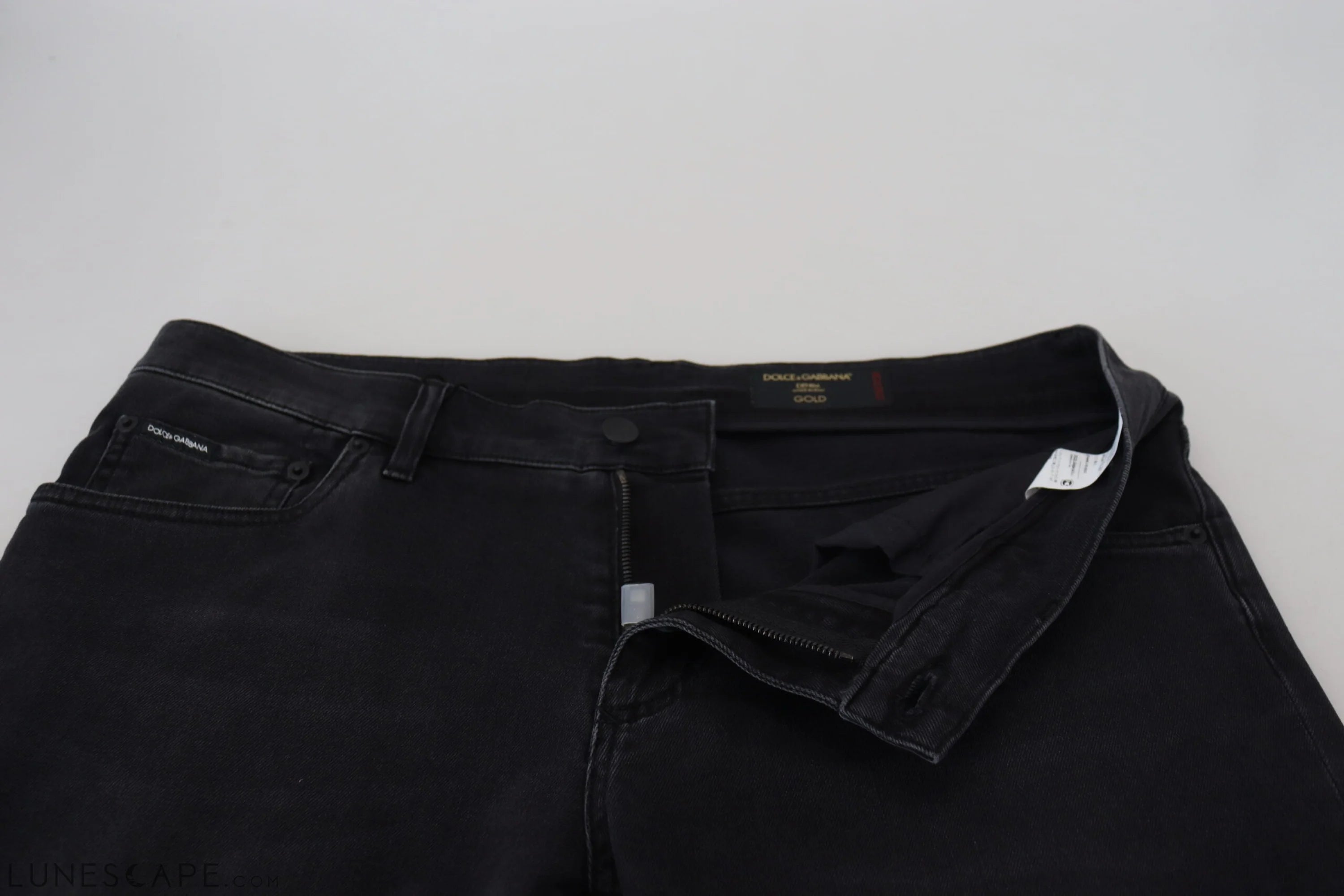 Dolce & Gabbana Chic Black Skinny Denim Jeans LUNESCAPE