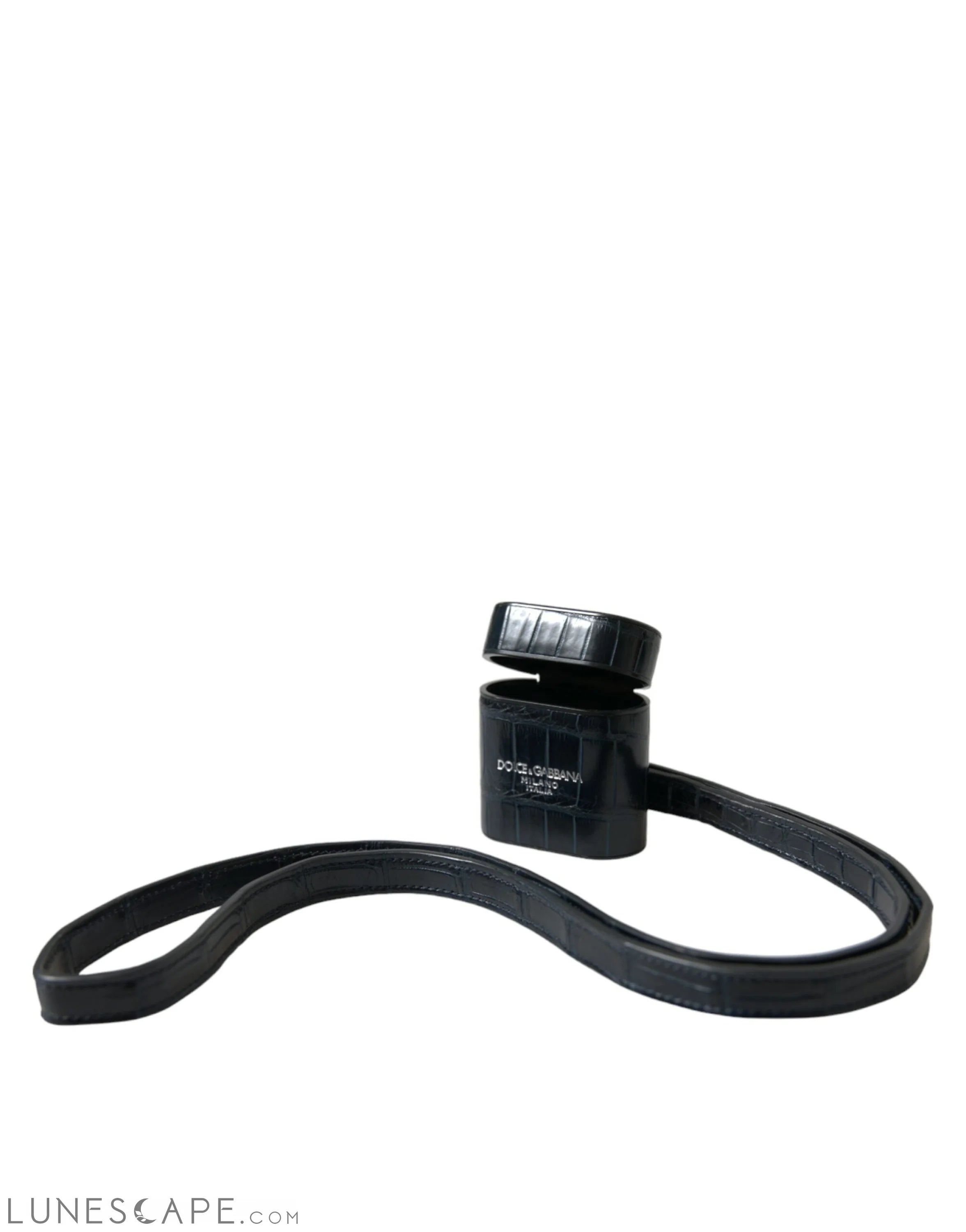 Dolce & Gabbana Chic Crocodile Leather Airpods Case LUNESCAPE