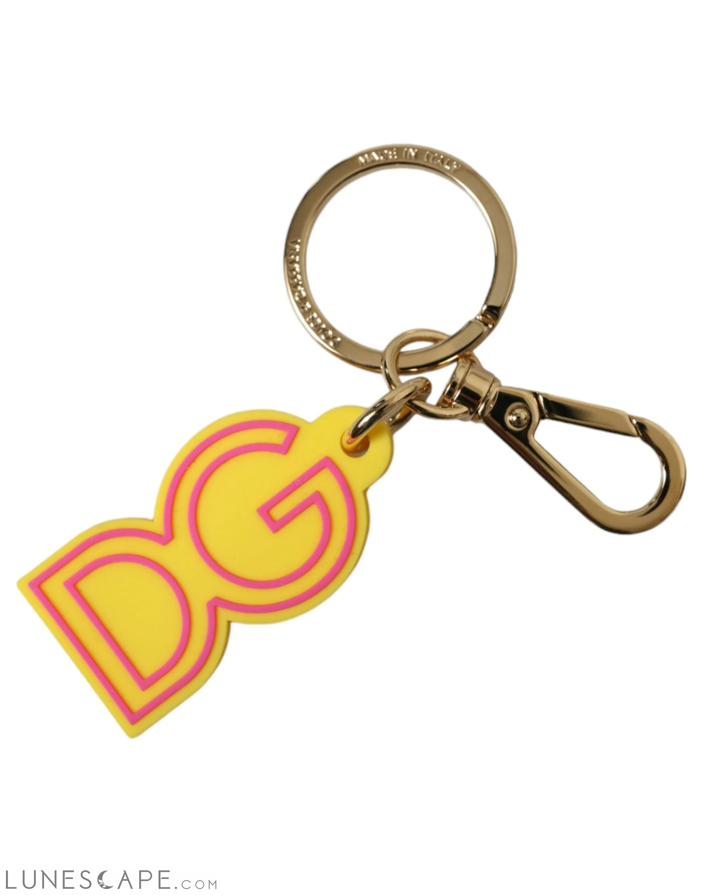 Dolce & Gabbana Chic Yellow Gold Keychain Charm LUNESCAPE