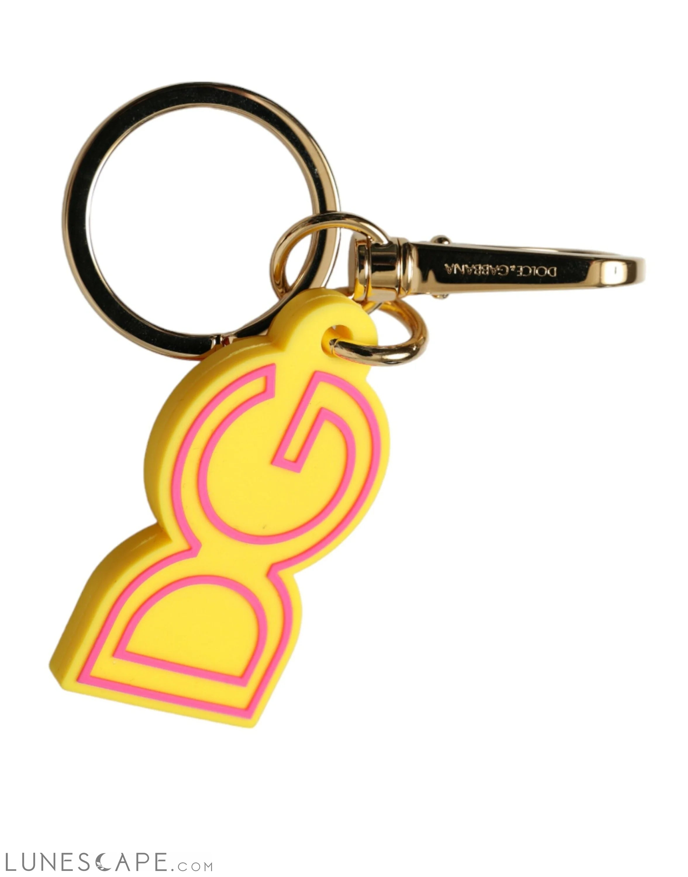 Dolce & Gabbana Chic Yellow Gold Keychain Charm LUNESCAPE
