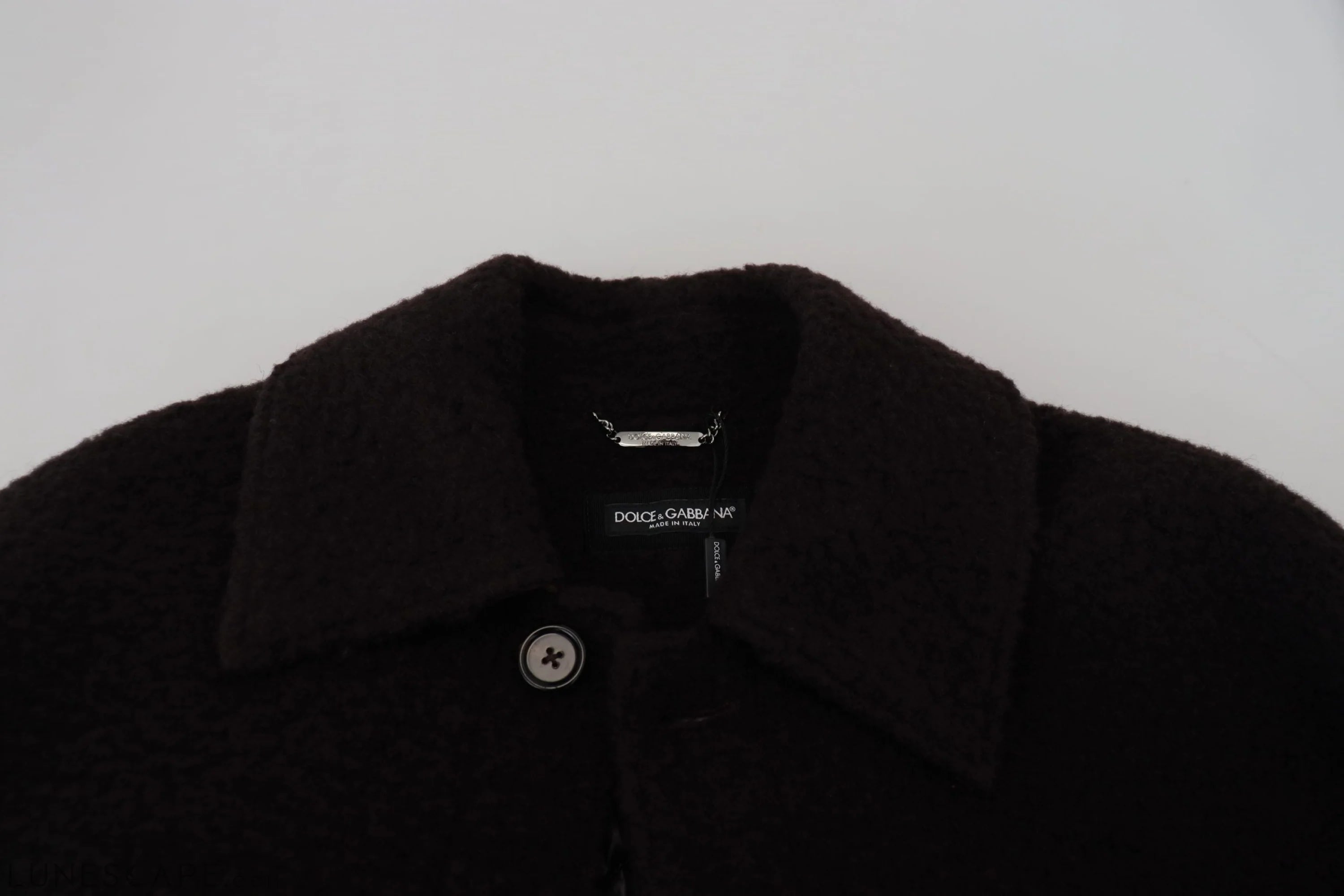 Dolce & Gabbana Elegant Black Alpaca Wool Blend Jacket LUNESCAPE