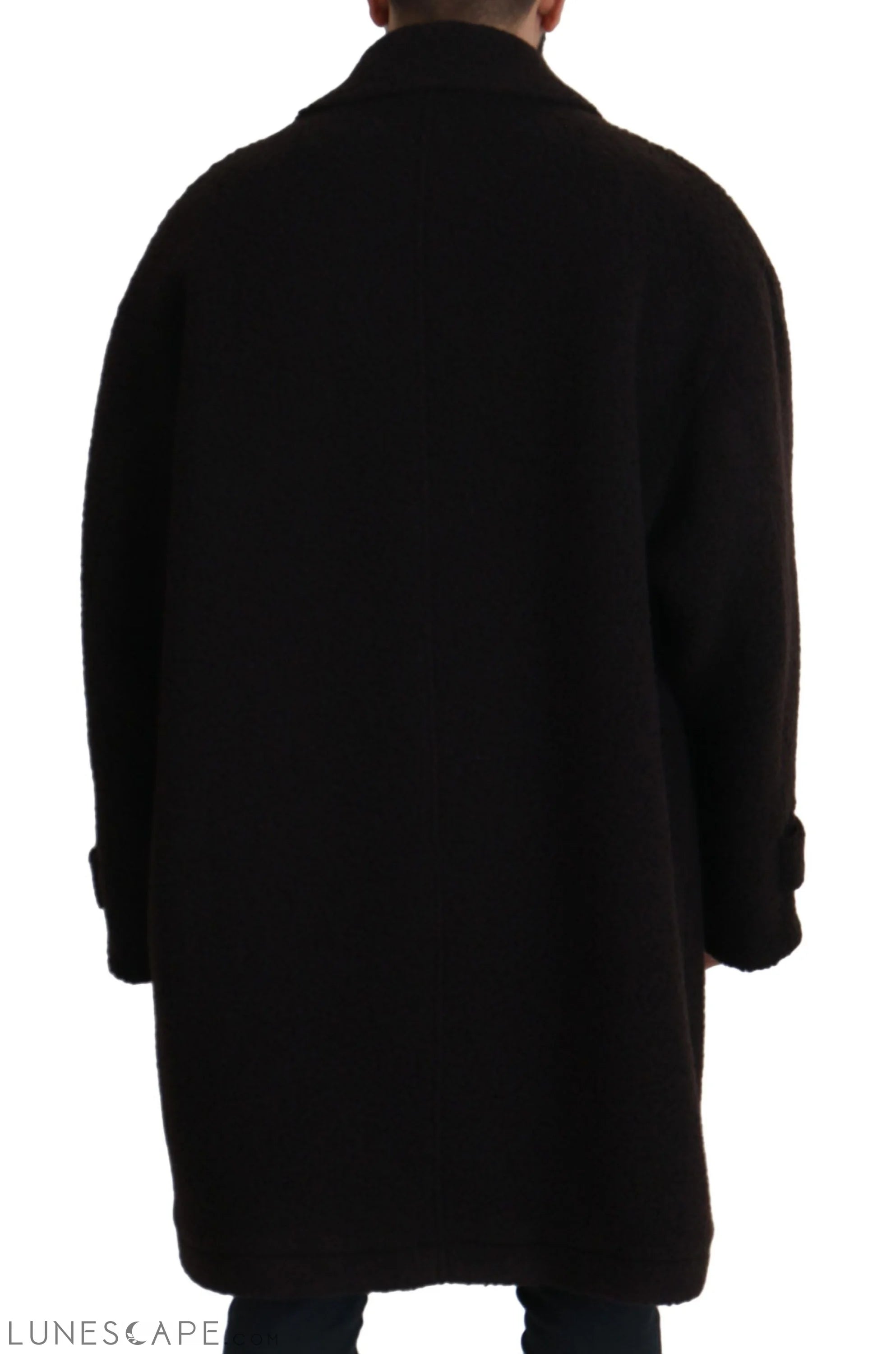 Dolce & Gabbana Elegant Black Alpaca Wool Blend Jacket LUNESCAPE