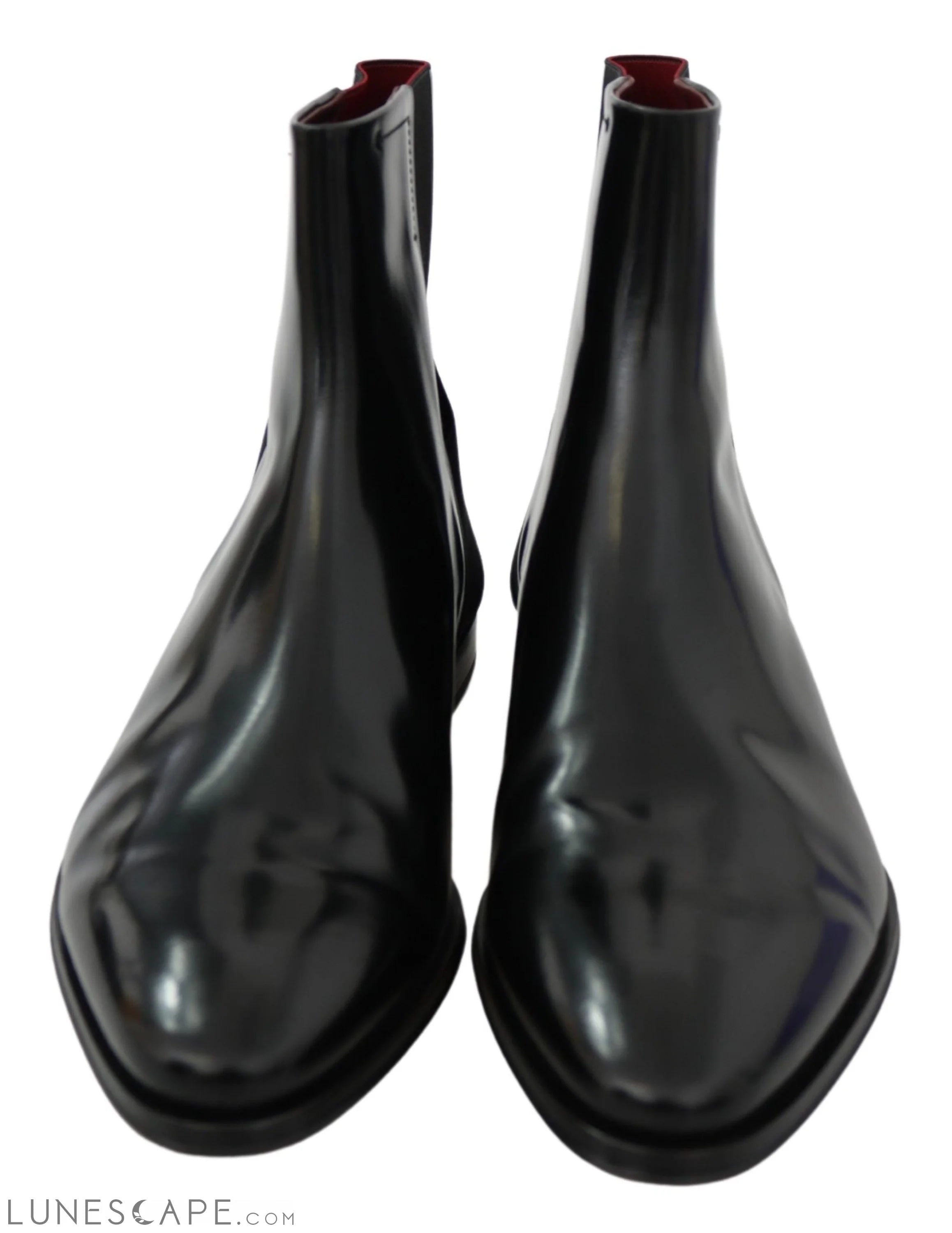 Dolce & Gabbana Elegant Black Leather Chelsea Boots LUNESCAPE