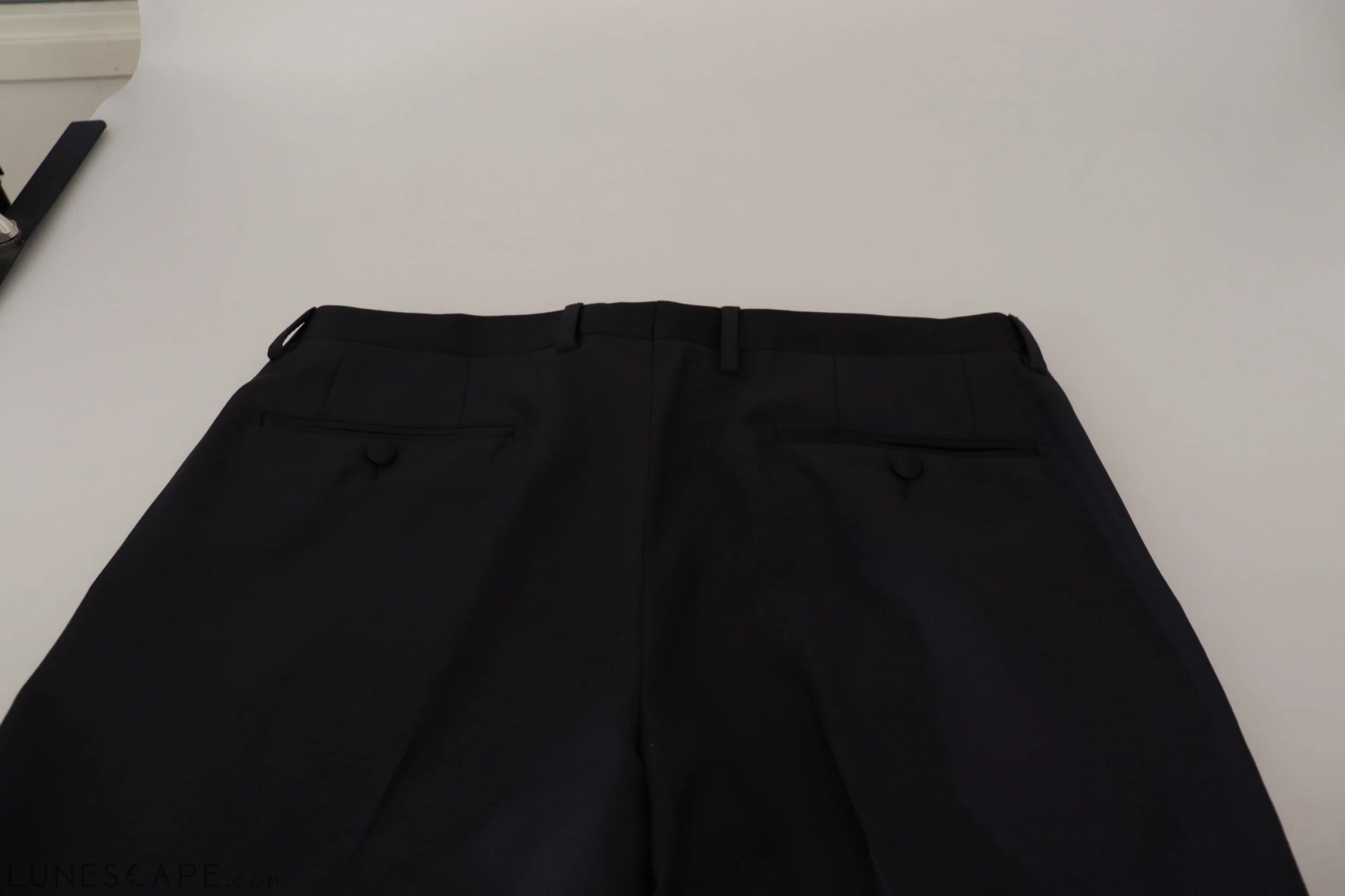 Dolce & Gabbana Elegant Black Wool Blend Trousers LUNESCAPE