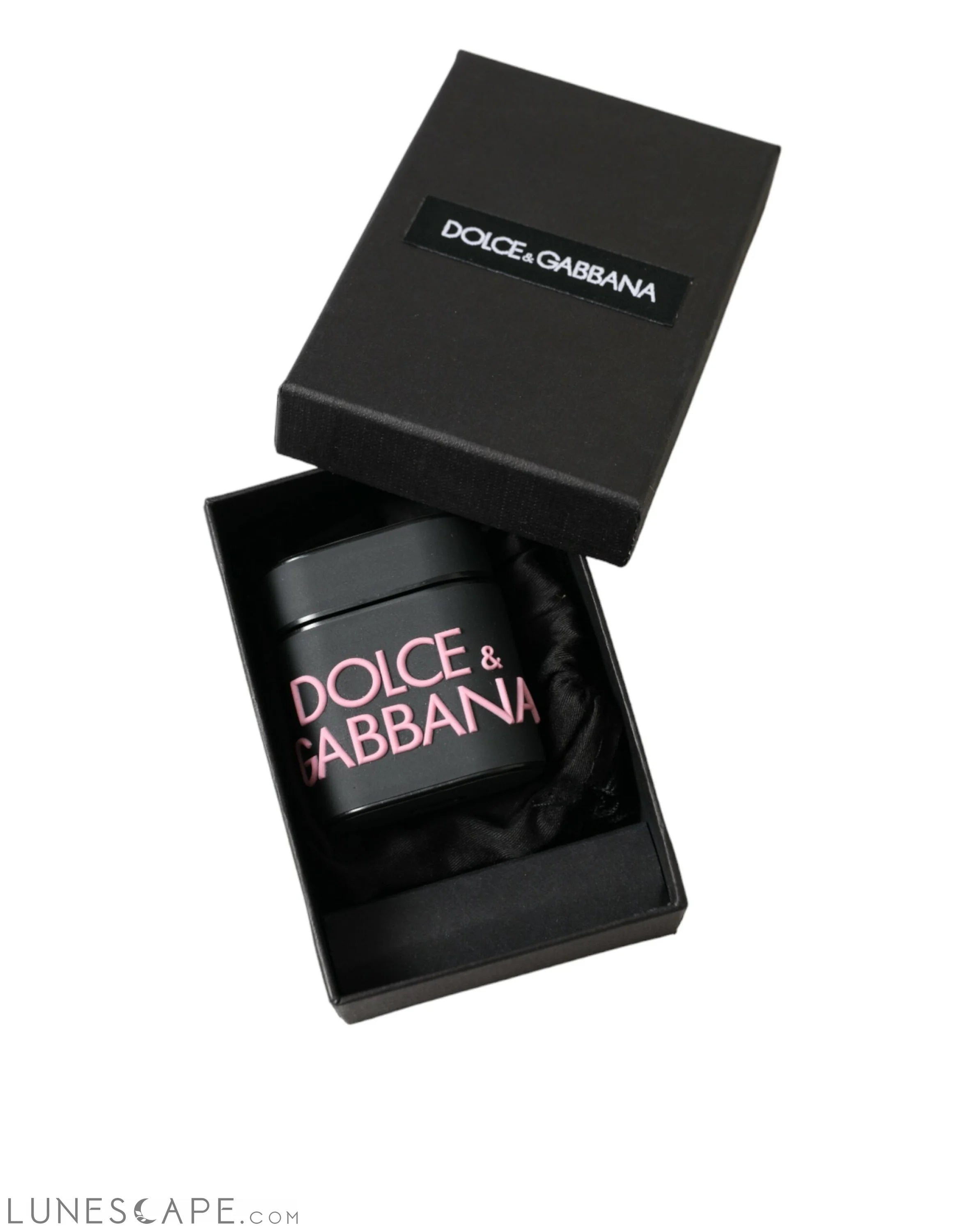 Dolce & Gabbana Elegant Dual-Tone Leather Airpods Case LUNESCAPE