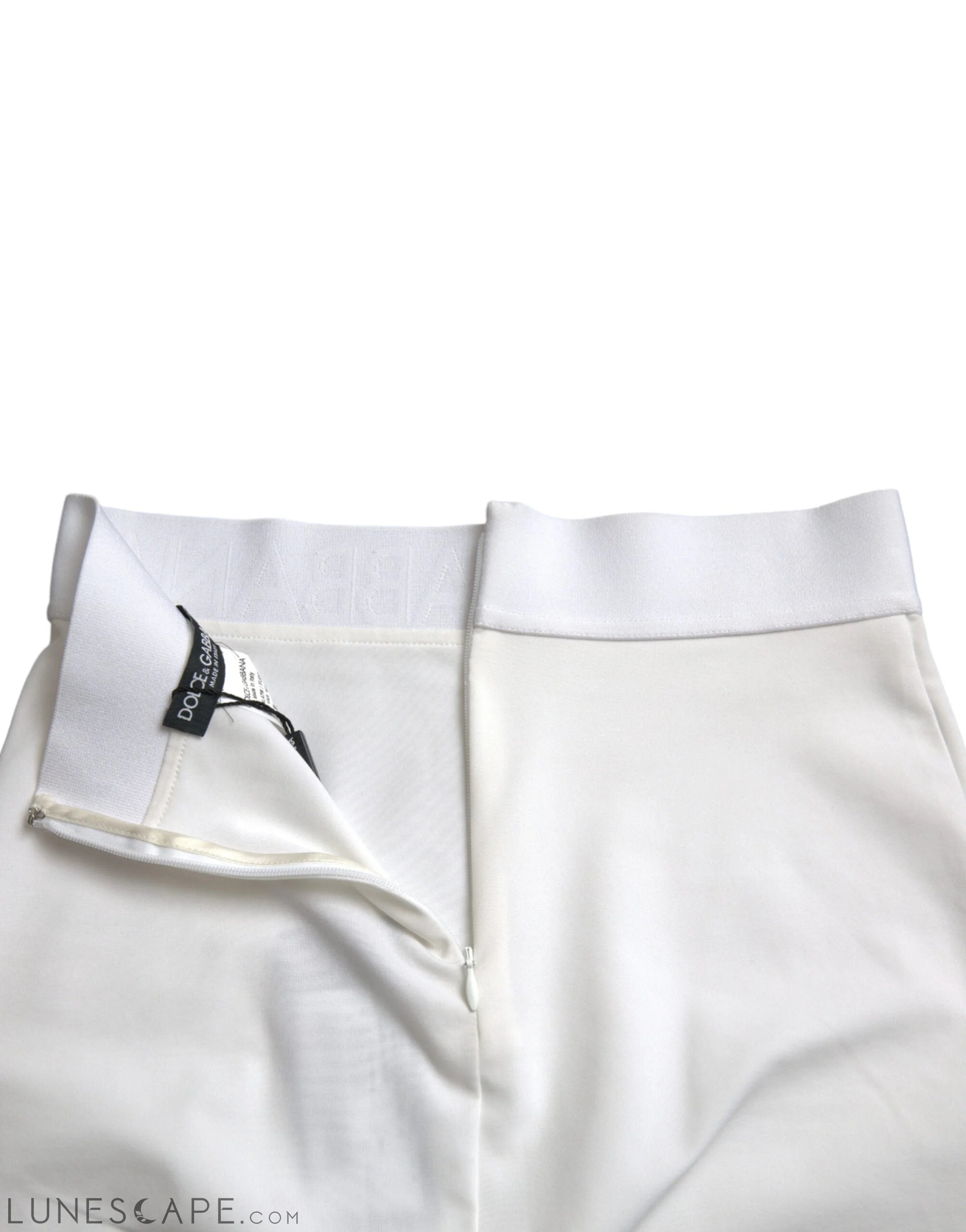 Dolce & Gabbana Elegant High Waist Pencil Mini Skirt LUNESCAPE