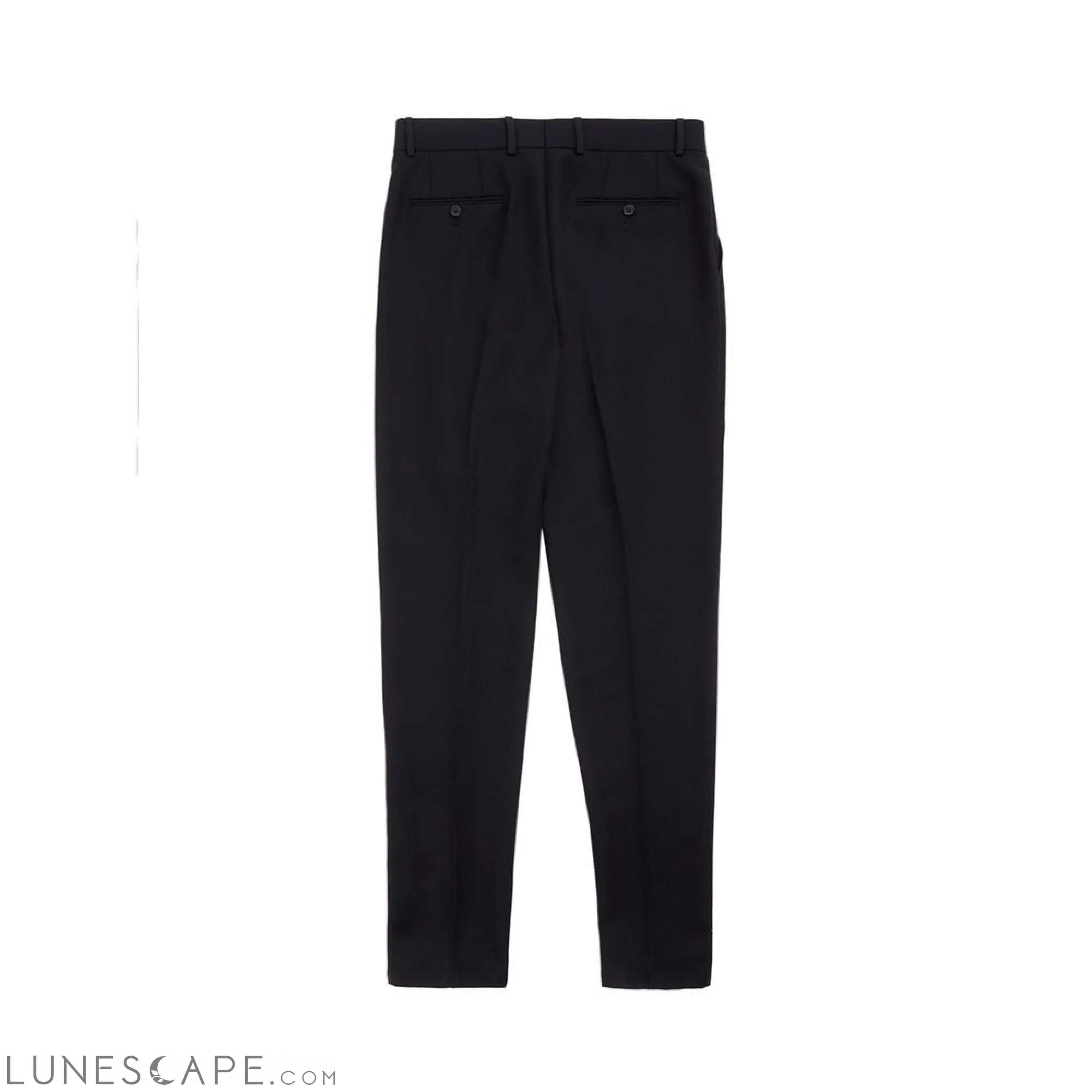 Dolce & Gabbana Elegant Polyester Black Pants for Men LUNESCAPE