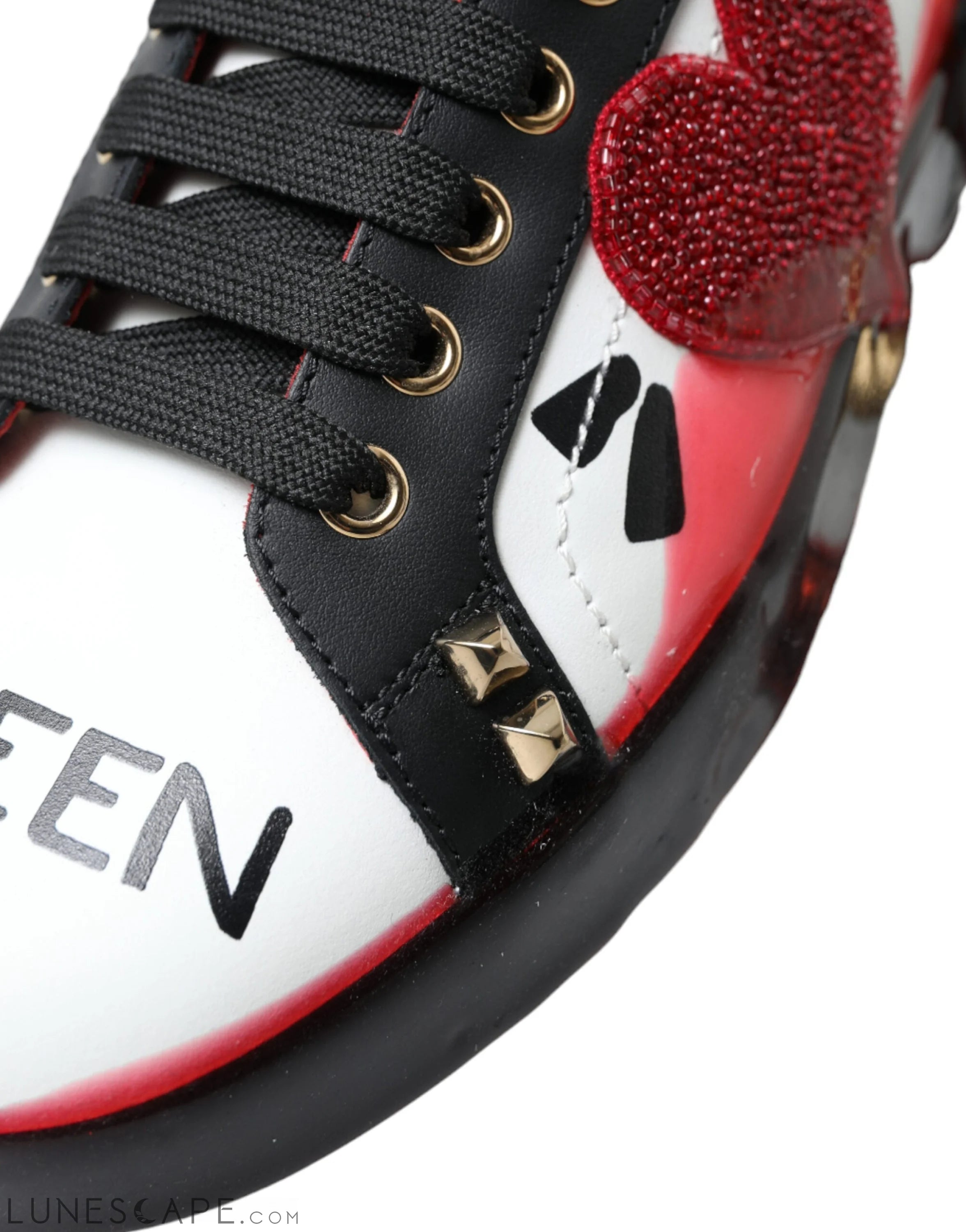 Dolce & Gabbana Elegant Portofino Crystal Sneakers LUNESCAPE