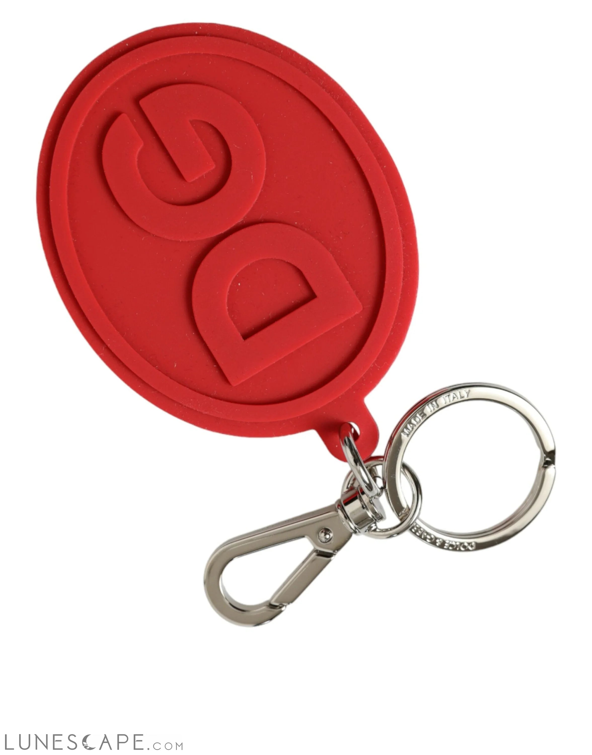 Dolce & Gabbana Elegant Red Trifold Key Holder Case LUNESCAPE