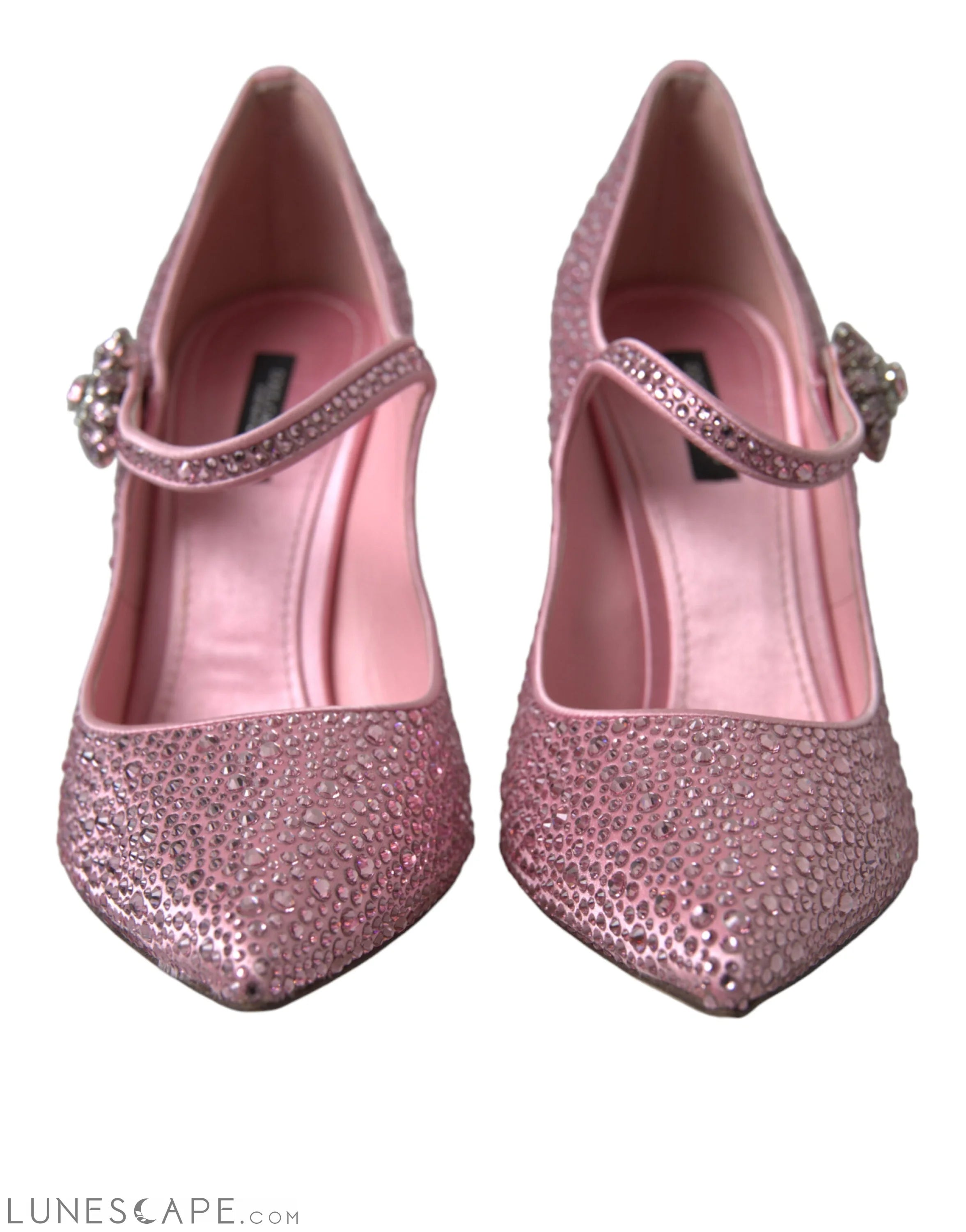 Dolce & Gabbana Enchanting Pink Crystal Pumps LUNESCAPE