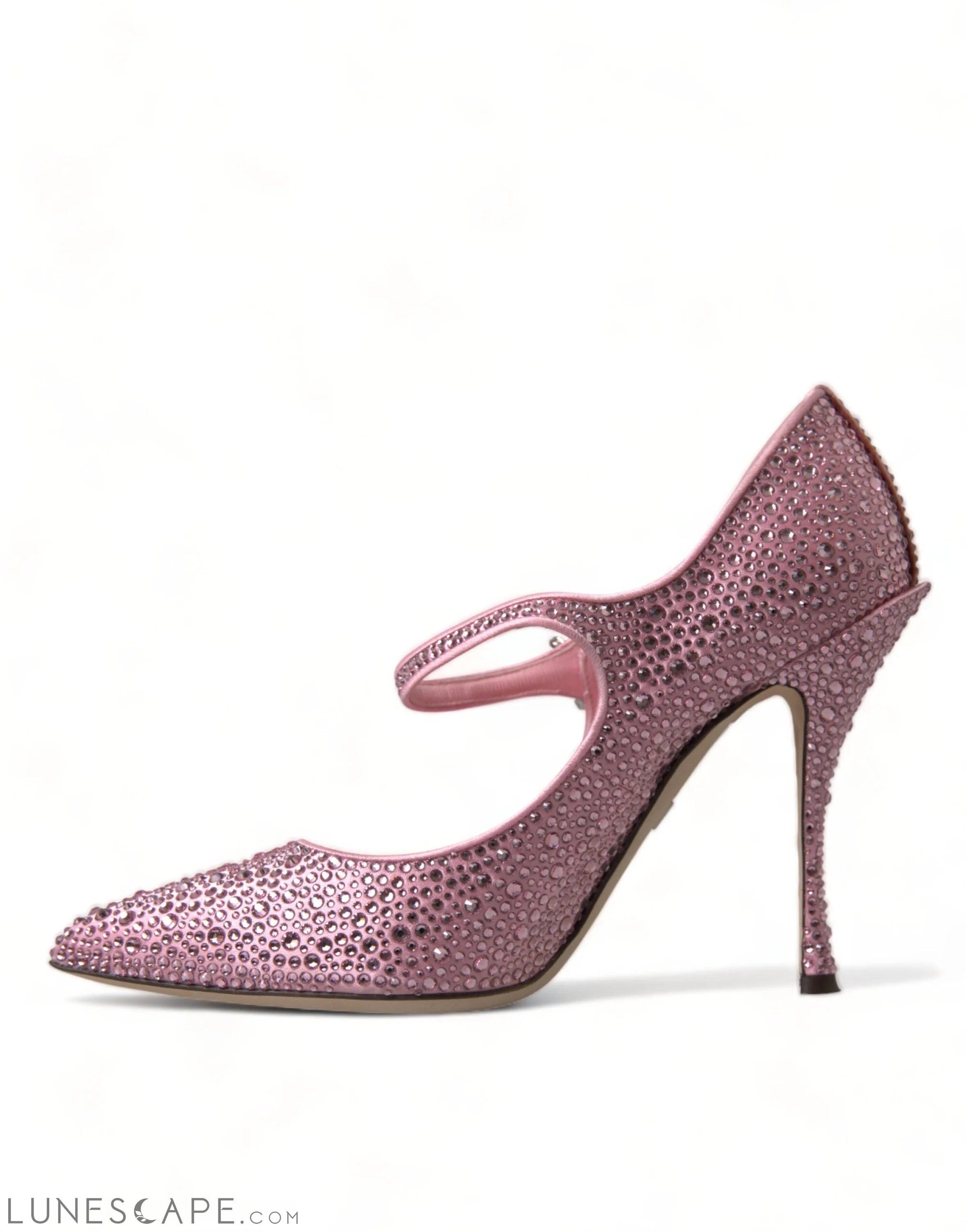 Dolce & Gabbana Enchanting Pink Crystal Pumps LUNESCAPE