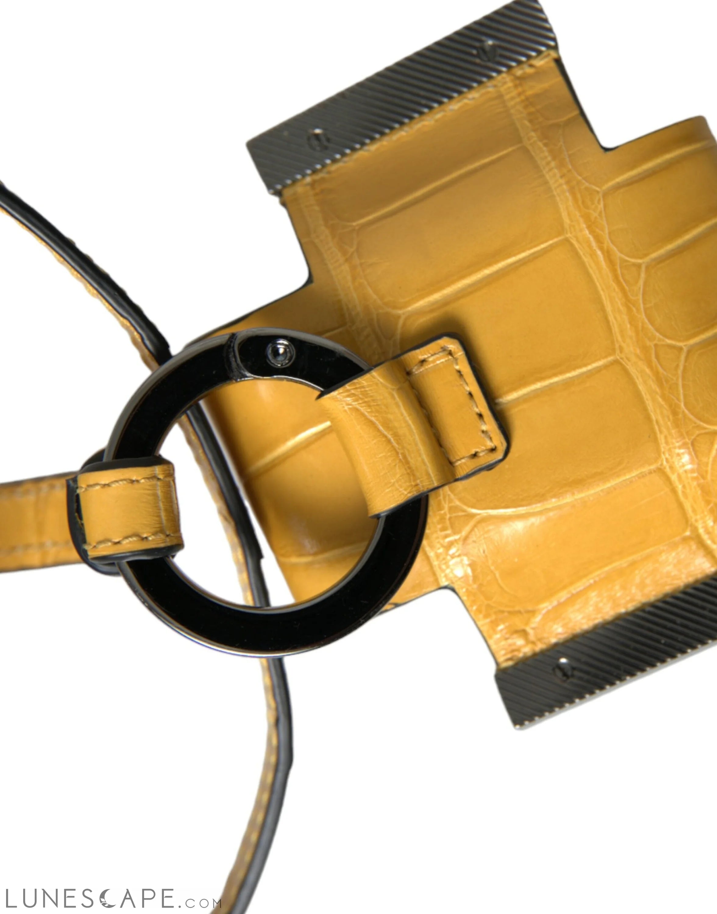 Dolce & Gabbana Exquisite Alligator Leather Key Holder LUNESCAPE