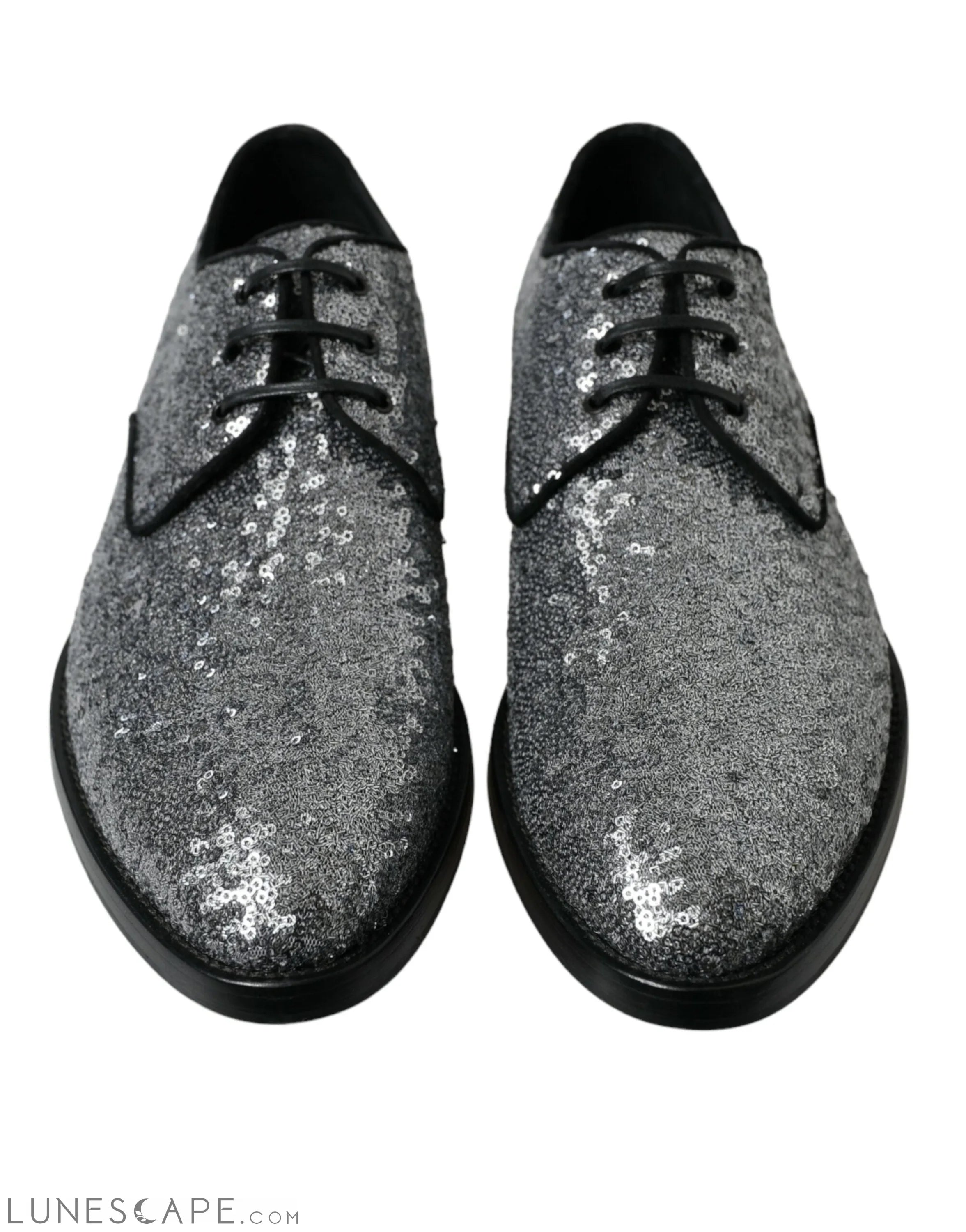Dolce & Gabbana Exquisite Sequined Derby Dress Shoes LUNESCAPE