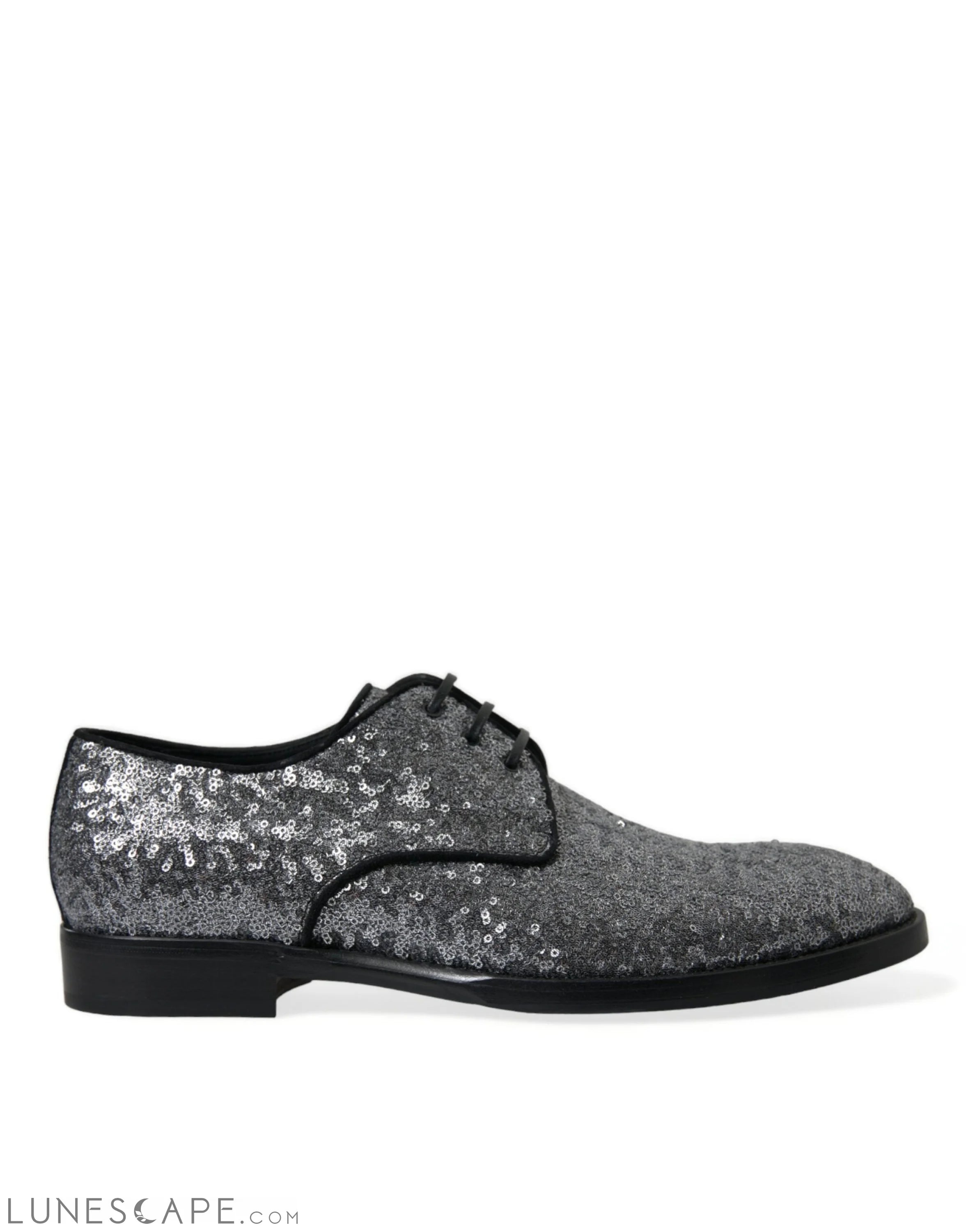 Dolce & Gabbana Exquisite Sequined Derby Dress Shoes LUNESCAPE
