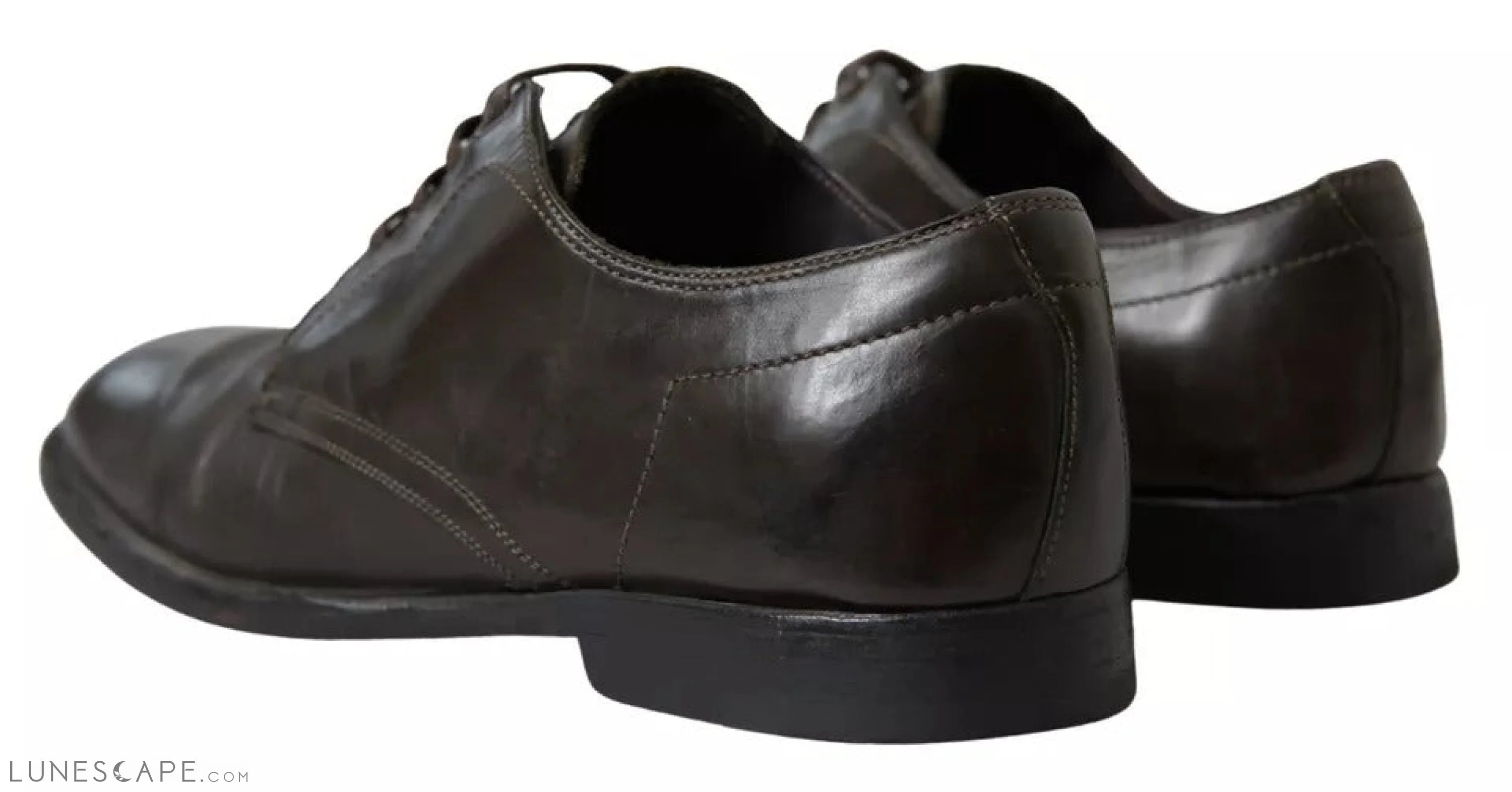Dolce & Gabbana Green Leather Mens Formal Dress Shoes LUNESCAPE