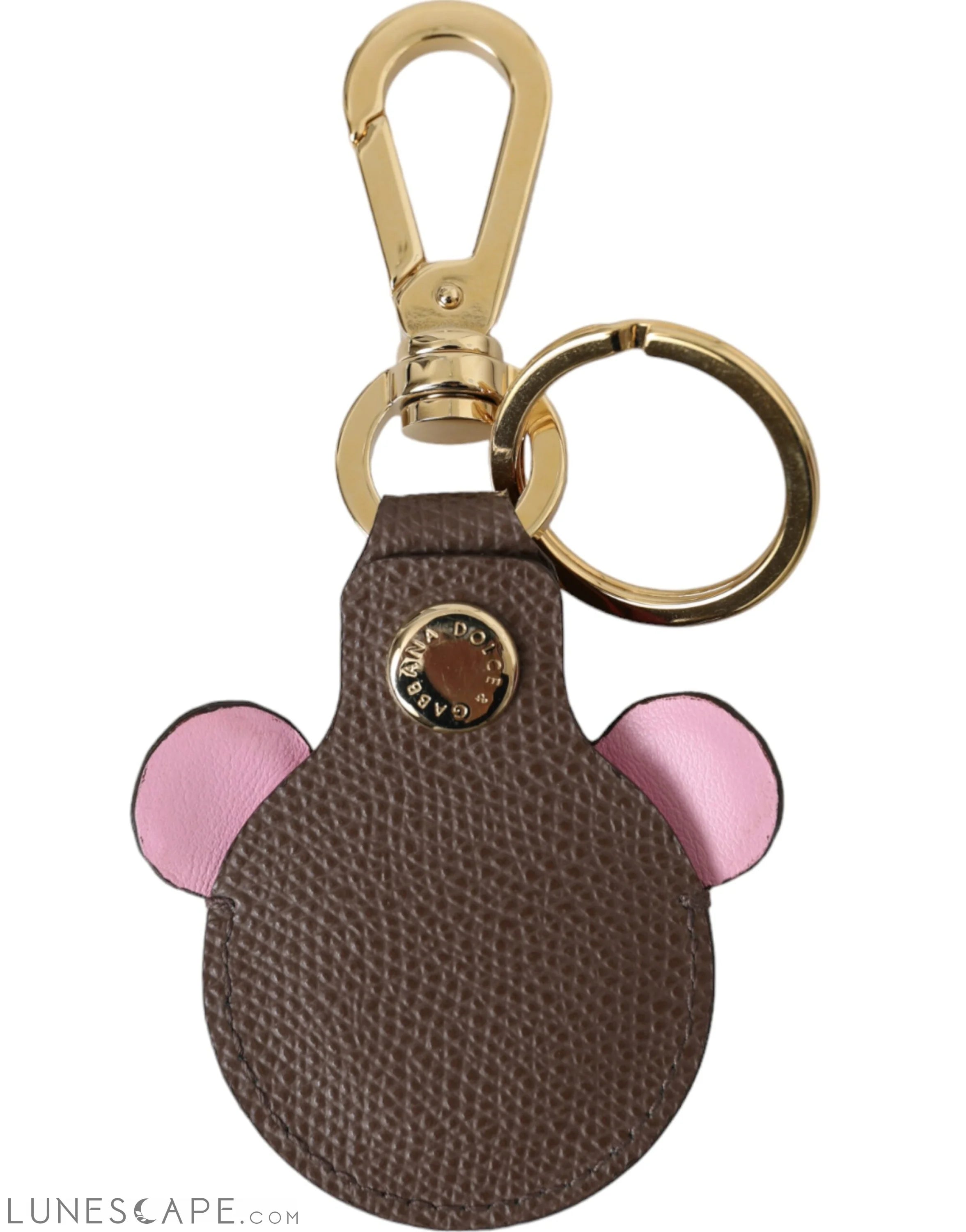 Dolce & Gabbana Multicolor Dauphine Calfskin DG Logo Keyring Keychain LUNESCAPE