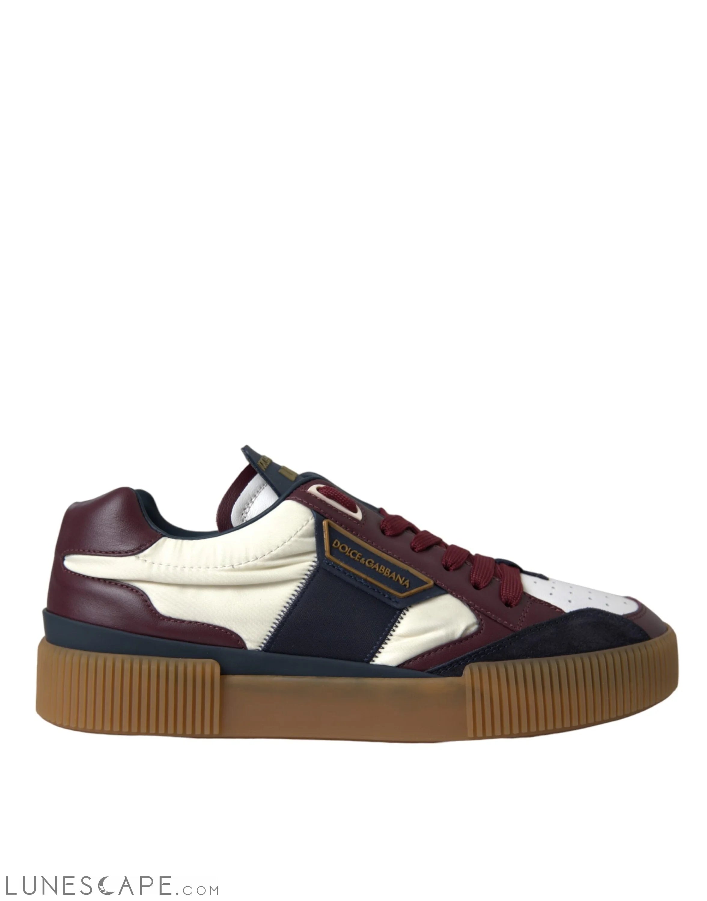 Dolce & Gabbana Multicolor Miami Leather Low Top Sneakers Shoes LUNESCAPE