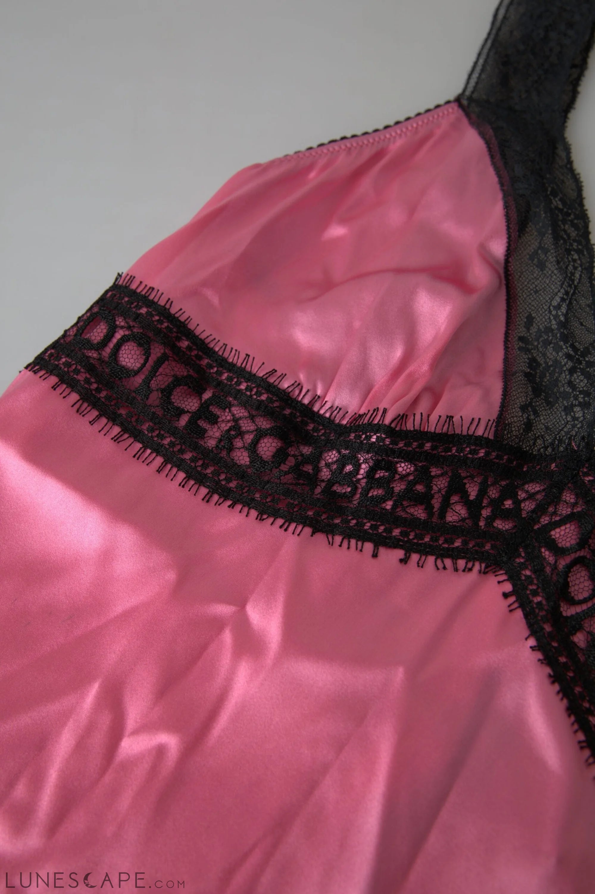 Dolce & Gabbana Silken Charm Pink Camisole LUNESCAPE