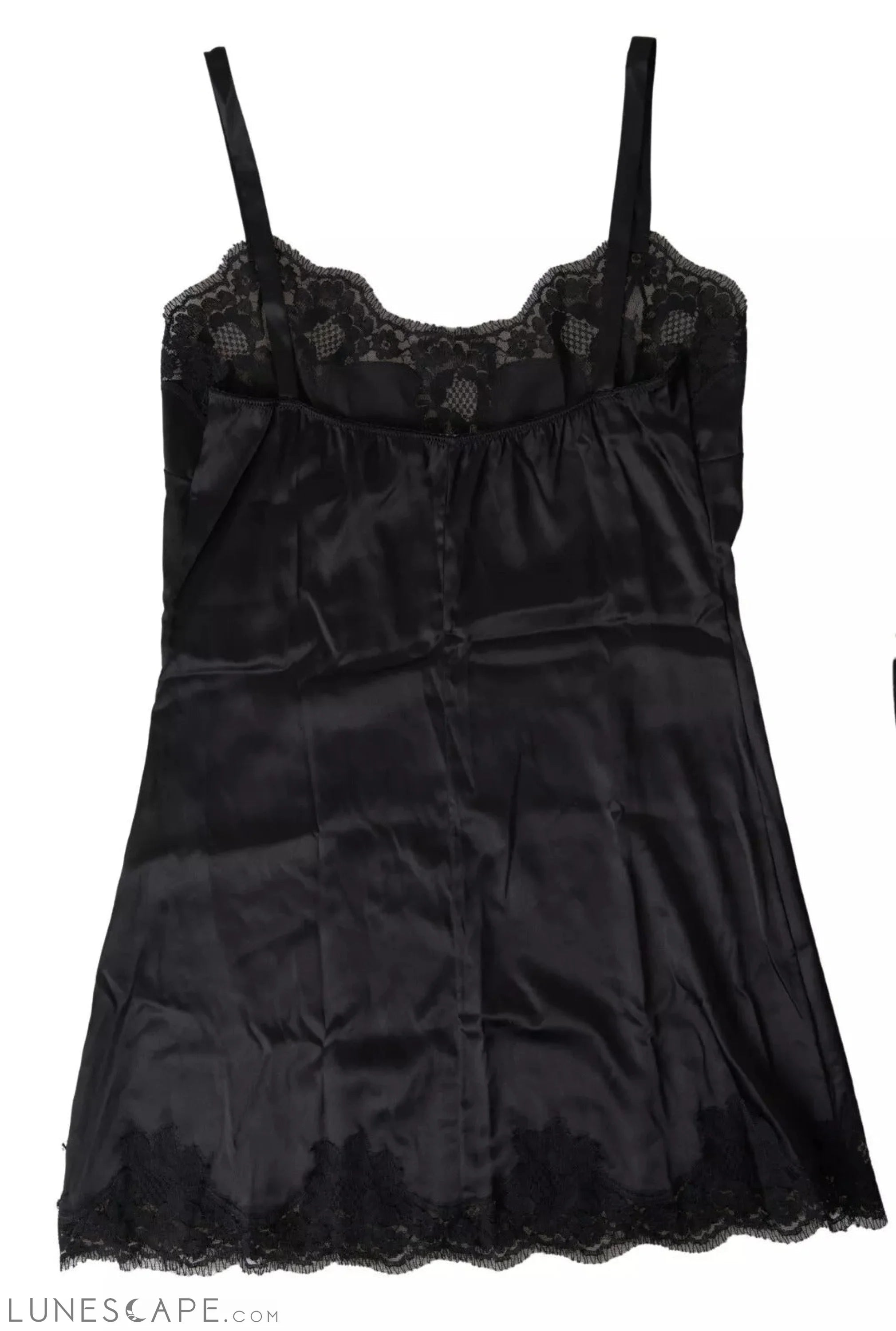 Dolce & Gabbana Sultry Black Silk Camisole Top LUNESCAPE