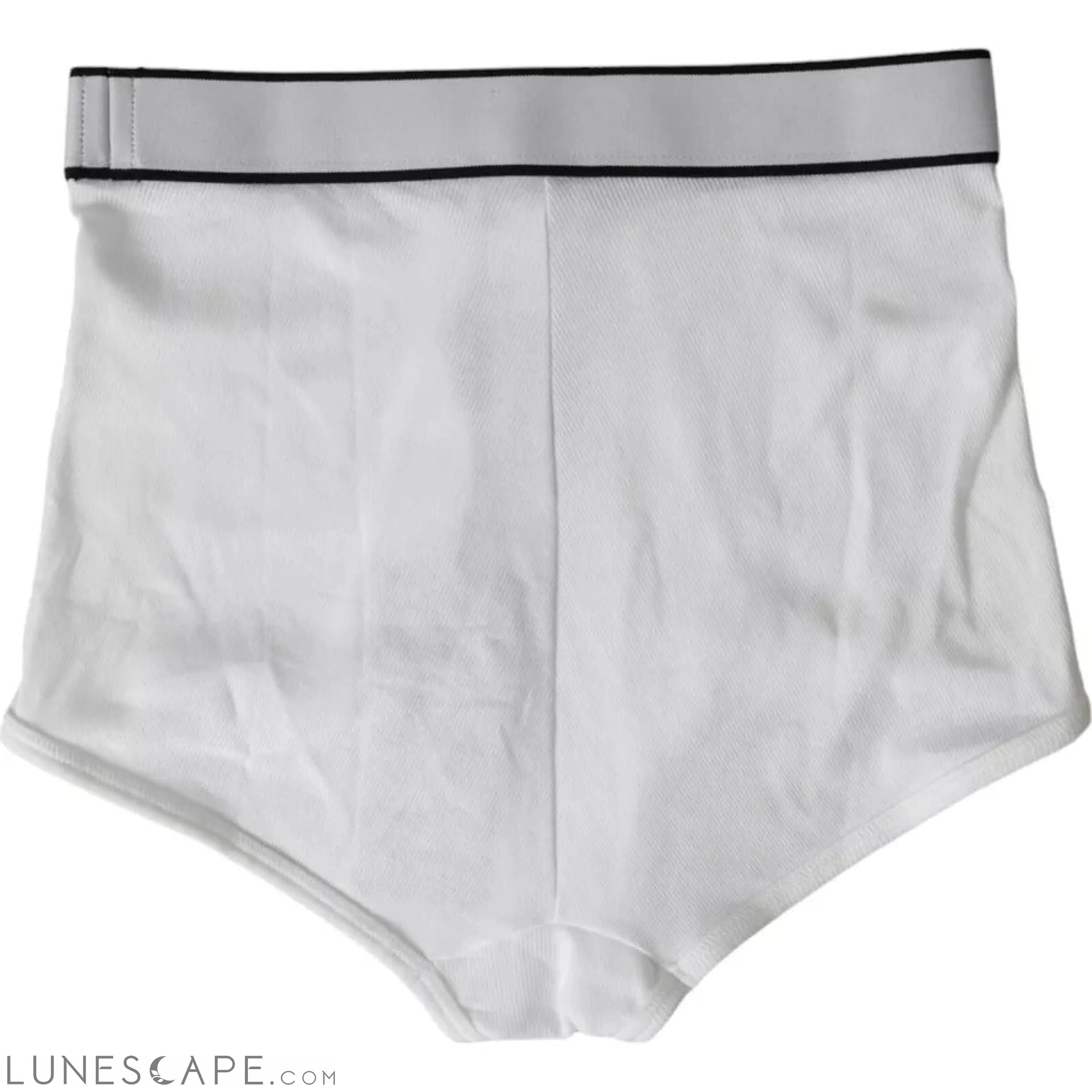 Dolce & Gabbana White Cotton Stretch Branded Logo Underwear LUNESCAPE