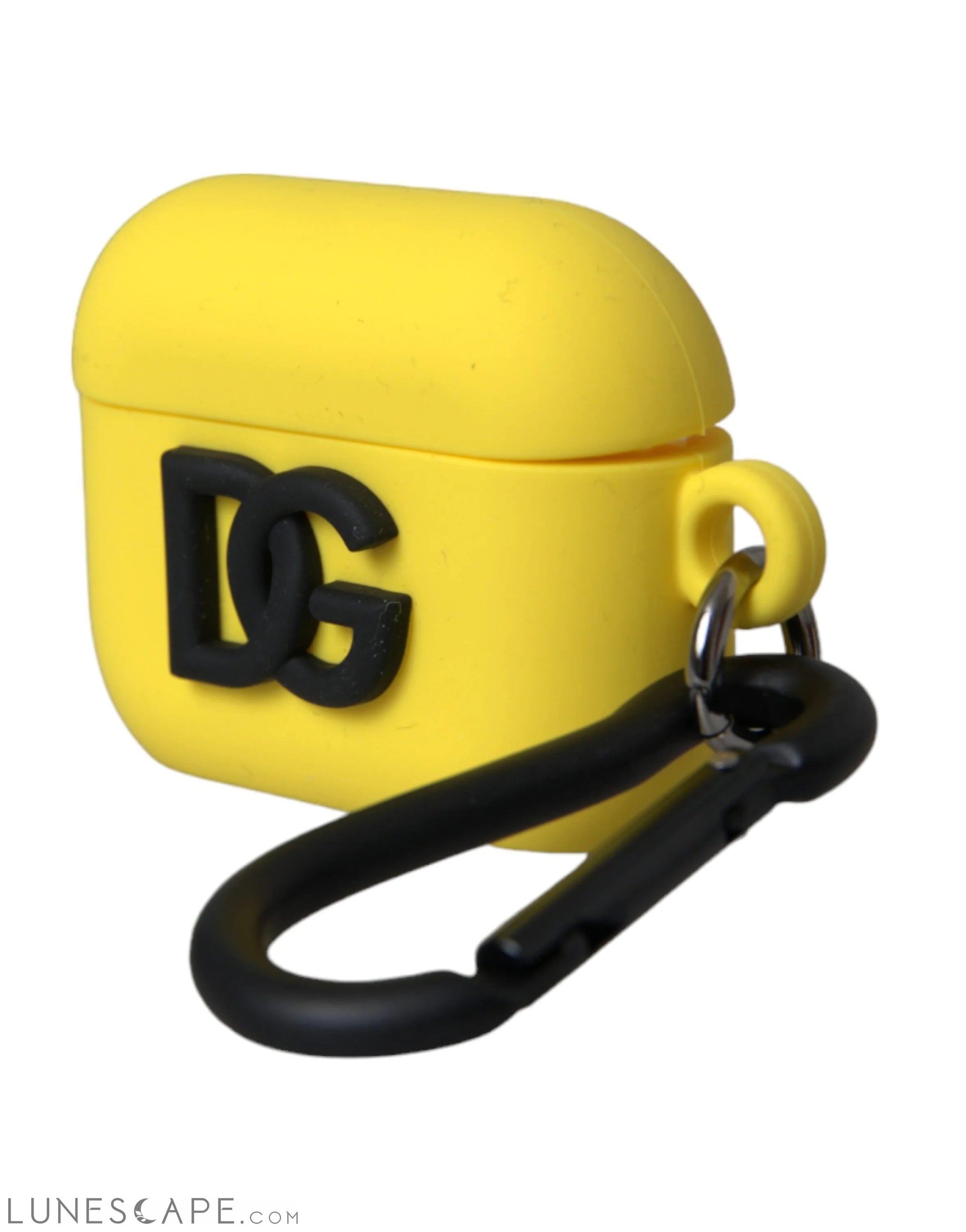 Dolce & Gabbana Yellow Silicone Logo Embossed Airpods Case LUNESCAPE
