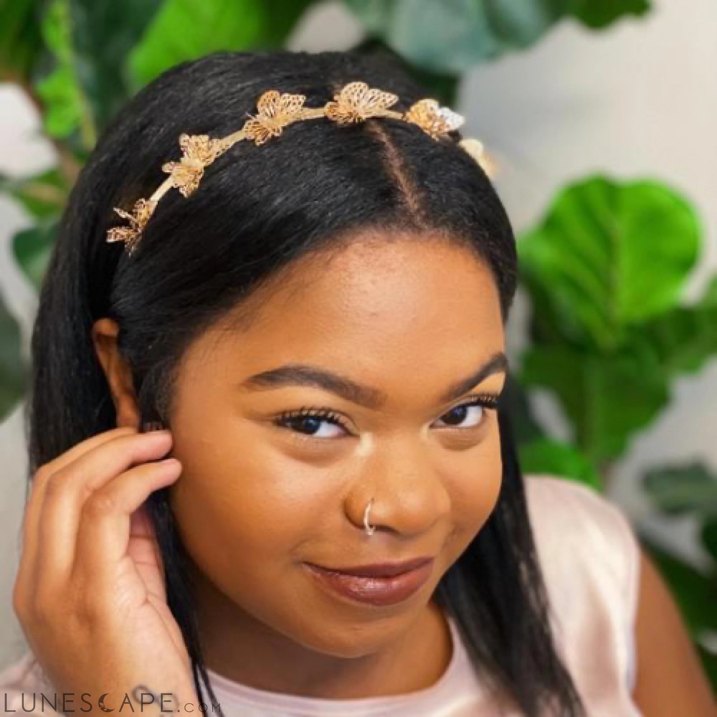 Double Wing Butterfly Headband LUNESCAPE