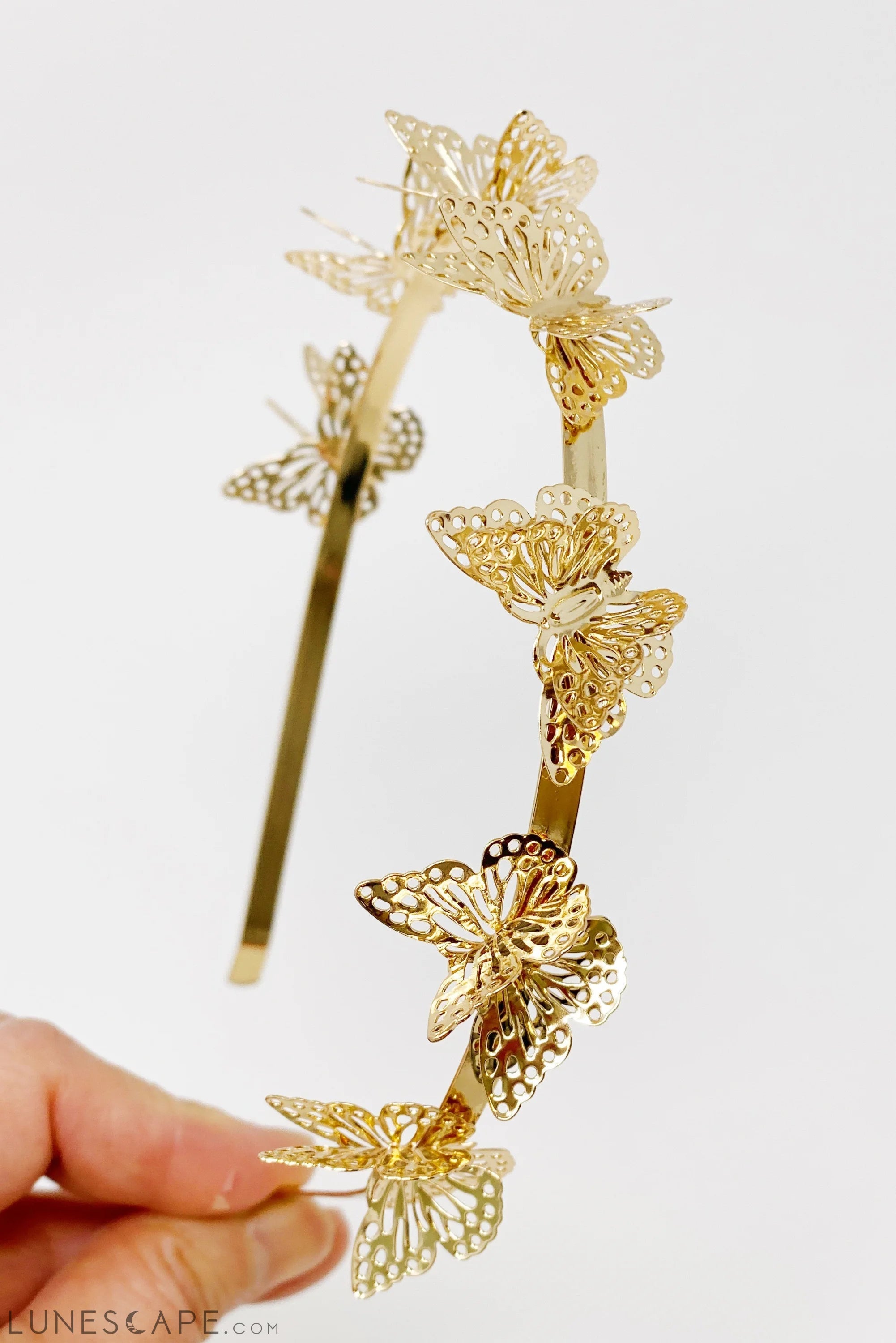 Double Wing Butterfly Headband LUNESCAPE