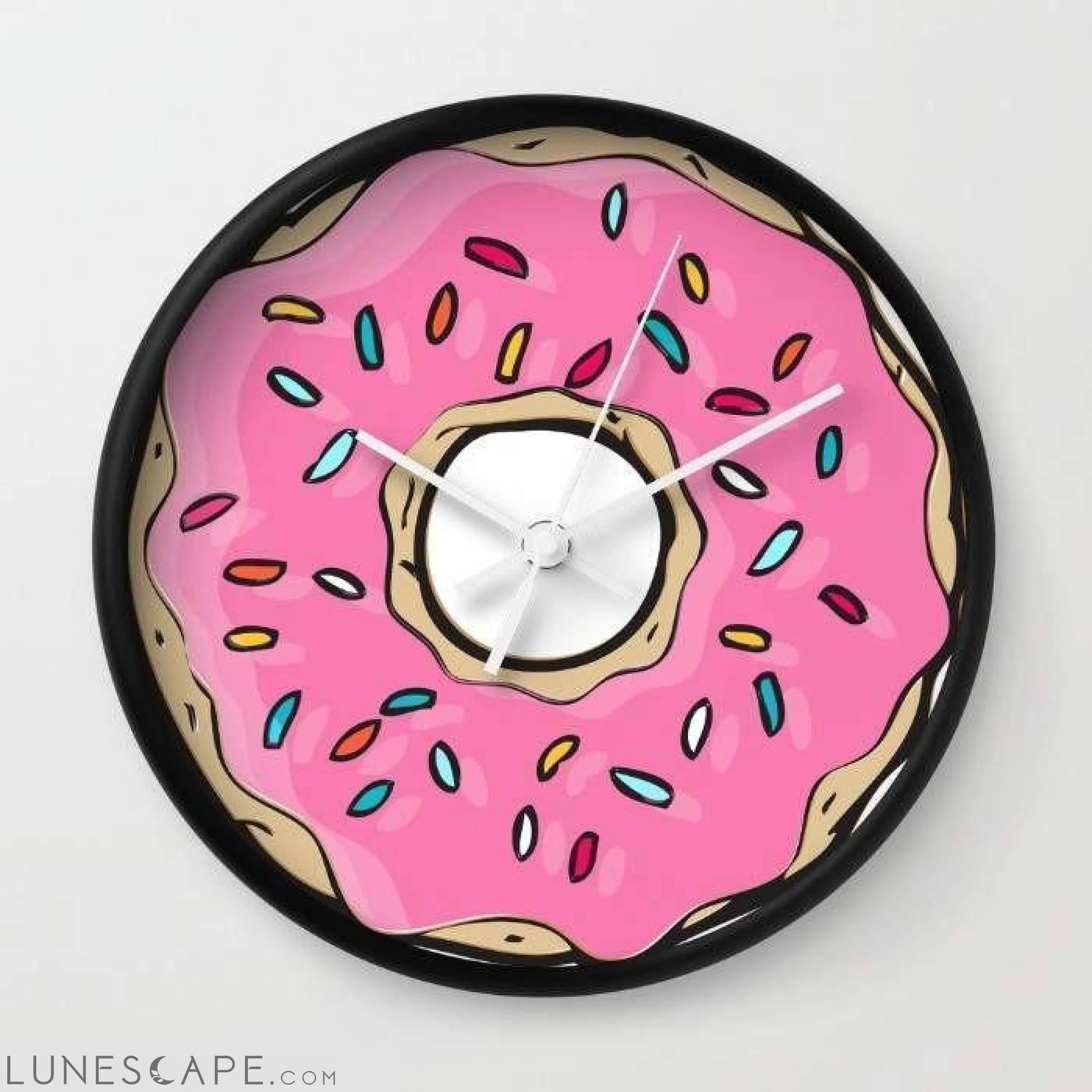 Doughnut Wall Clock LUNESCAPE